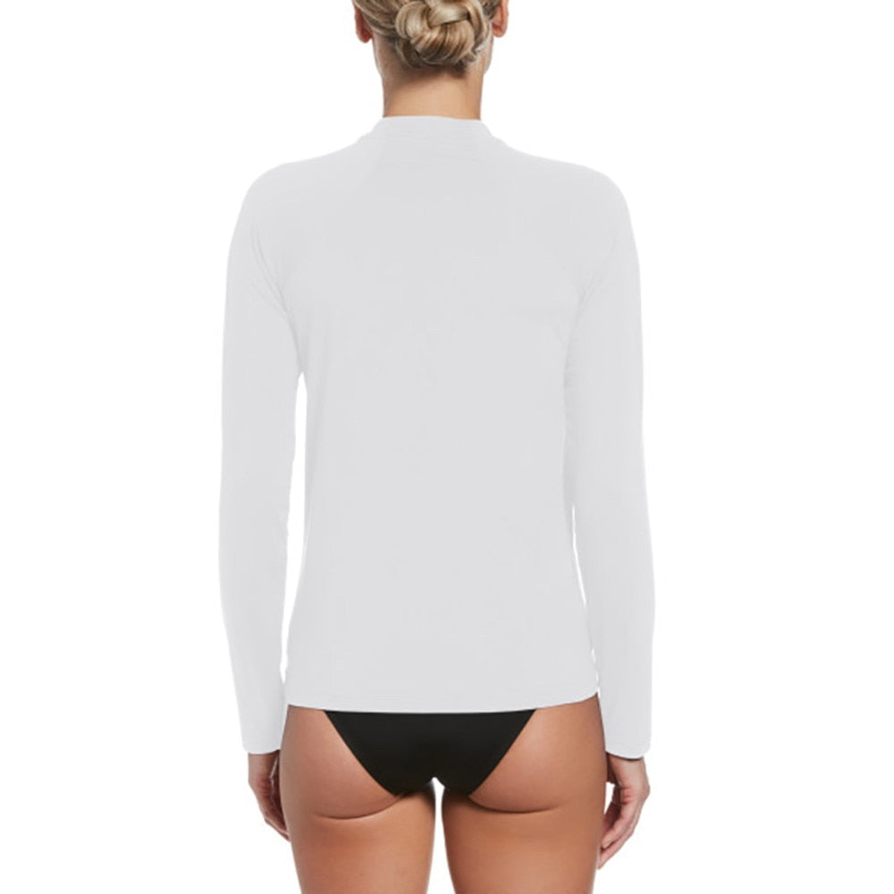 Áo Bơi Thể Thao Nữ Nike Swim Long Sleeve Hydroguard