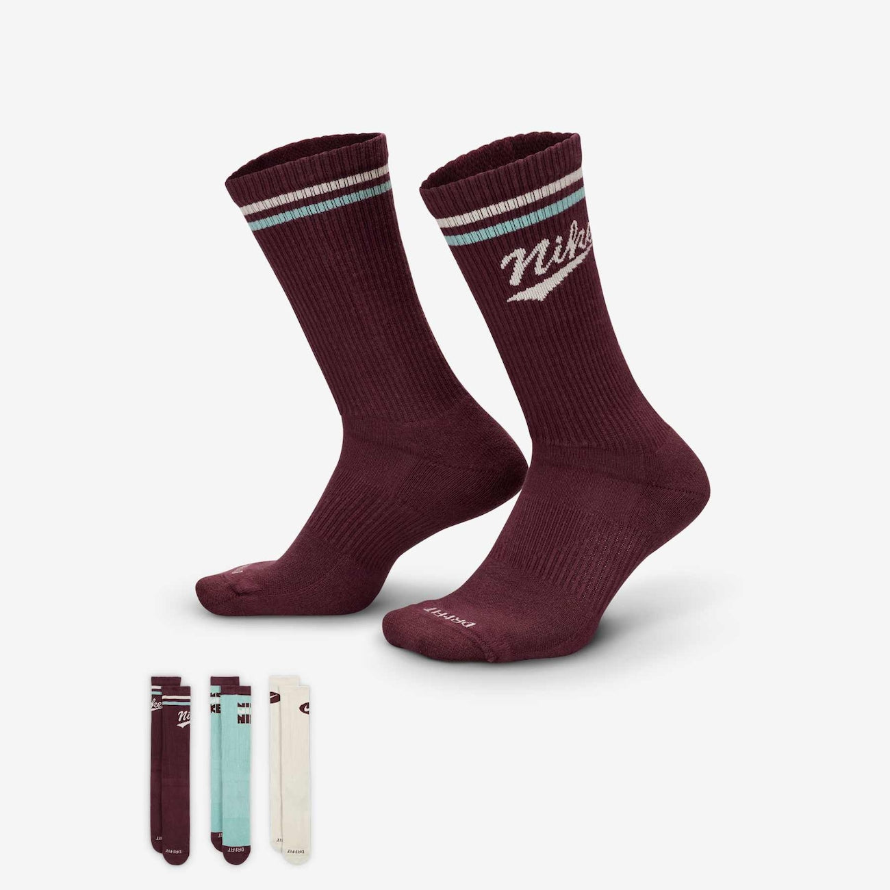 Vớ Thể Thao Tập Luyện Unisex Nike U Nk Ed Pls Crw 3Pr Lfestl 144