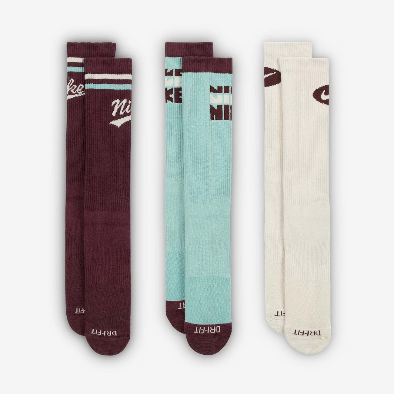 Vớ Thể Thao Tập Luyện Unisex Nike U Nk Ed Pls Crw 3Pr Lfestl 144