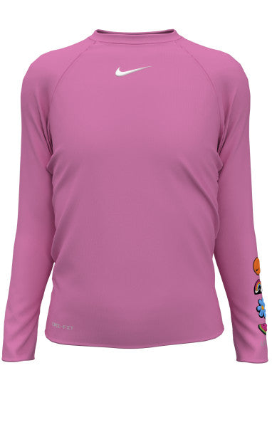 Áo Bơi Thể Thao bé gái Nike Swim LONG SLEEVE HYDROGUA