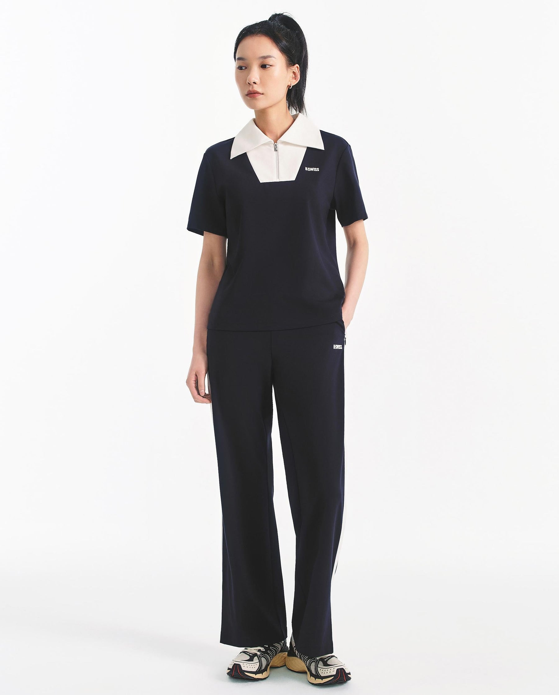 Áo Tay Ngắn Thể Thao Nữ K-Swiss Short Sleeve Polo Shirt