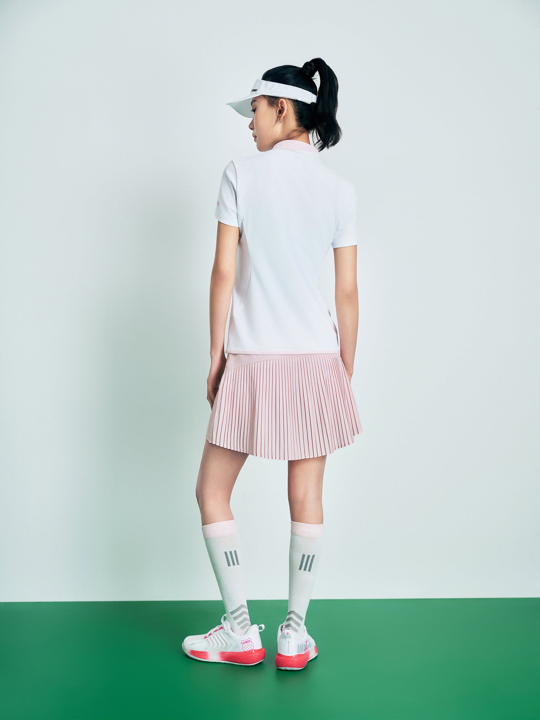 Áo tay ngắn thể thao Quần Vợt/Pickleball Nữ K-SWISS Short Sleeve Polo Shirt