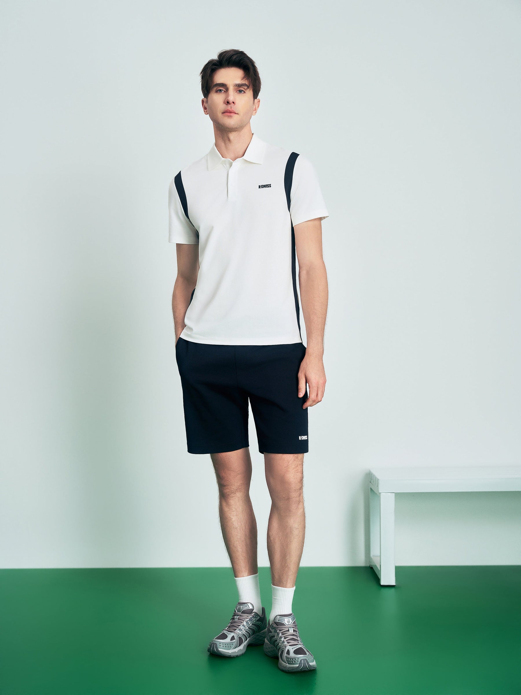 Áo Tay Ngắn Thể Thao Quần Vợt/Pickleball Nam K-Swiss Short Sleeve Polo Shirt