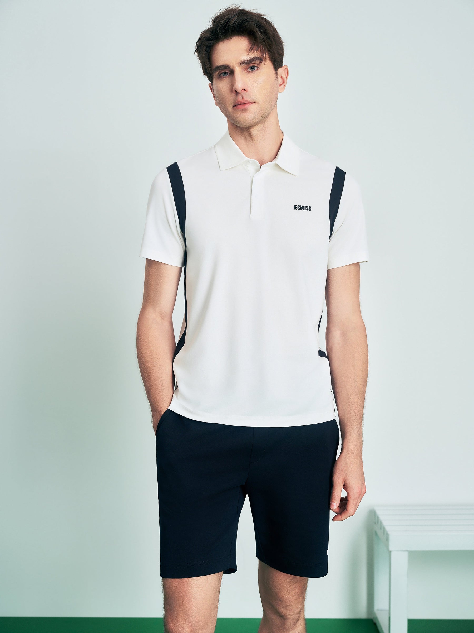 Áo Tay Ngắn Thể Thao Quần Vợt/Pickleball Nam K-Swiss Short Sleeve Polo Shirt