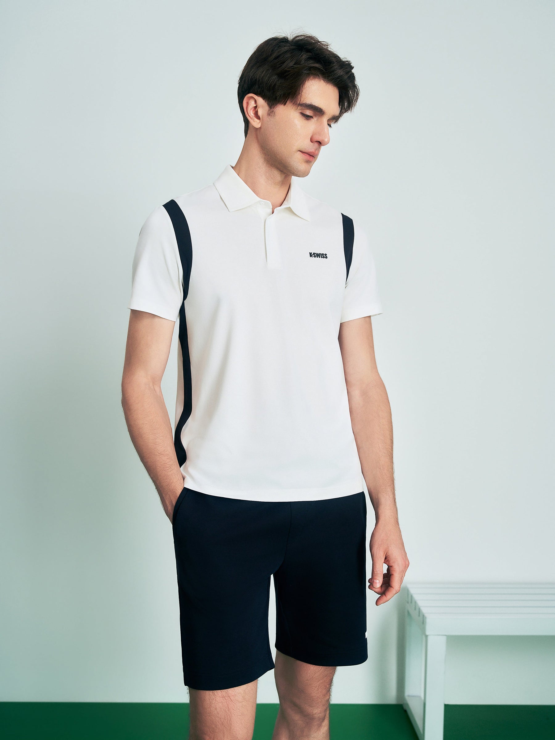 Áo Tay Ngắn Thể Thao Quần Vợt/Pickleball Nam K-Swiss Short Sleeve Polo Shirt