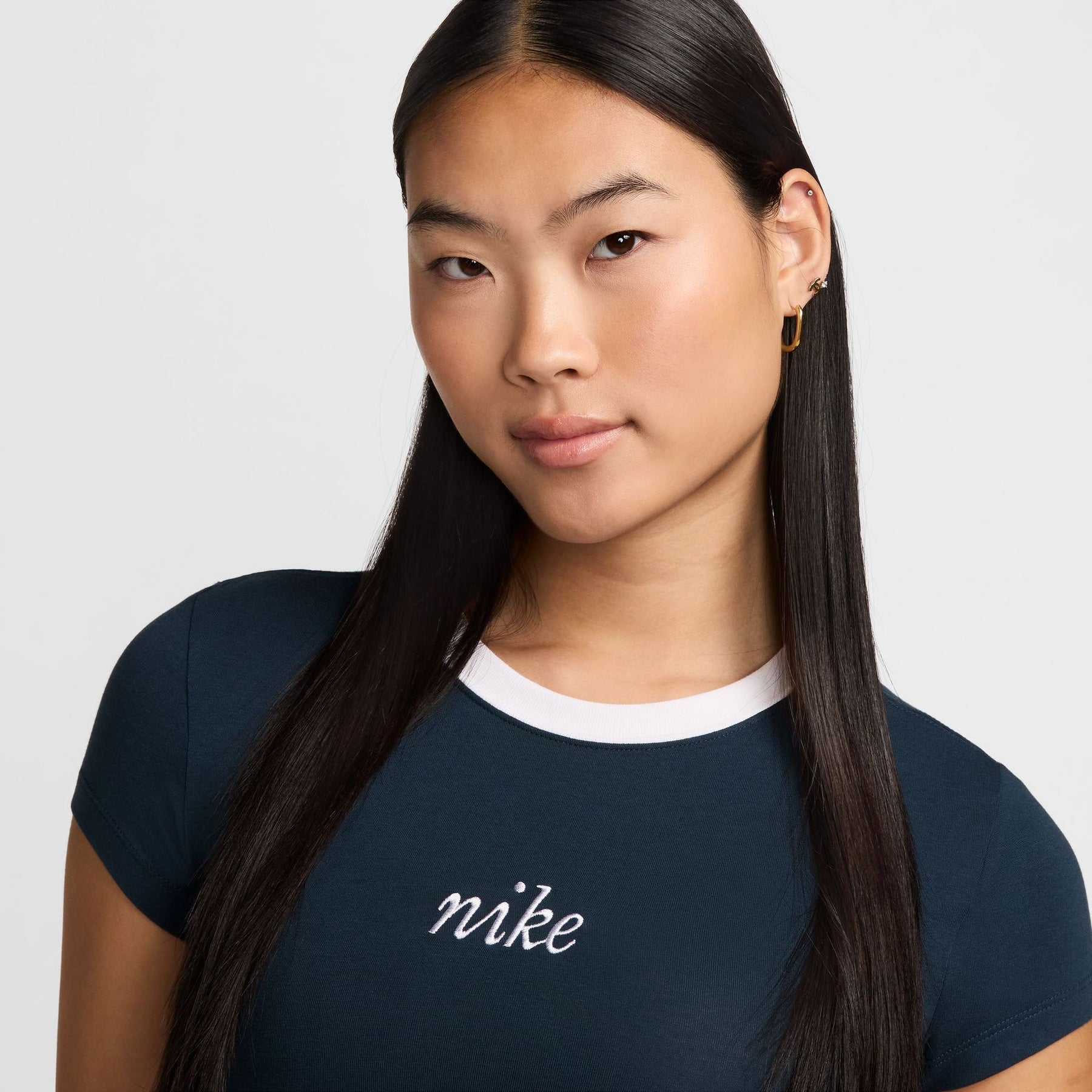 Áo Thể Thao Tay Ngắn Thời Trang Nữ Nike As W Nsw Nk Chll Knt Md Crp Wr