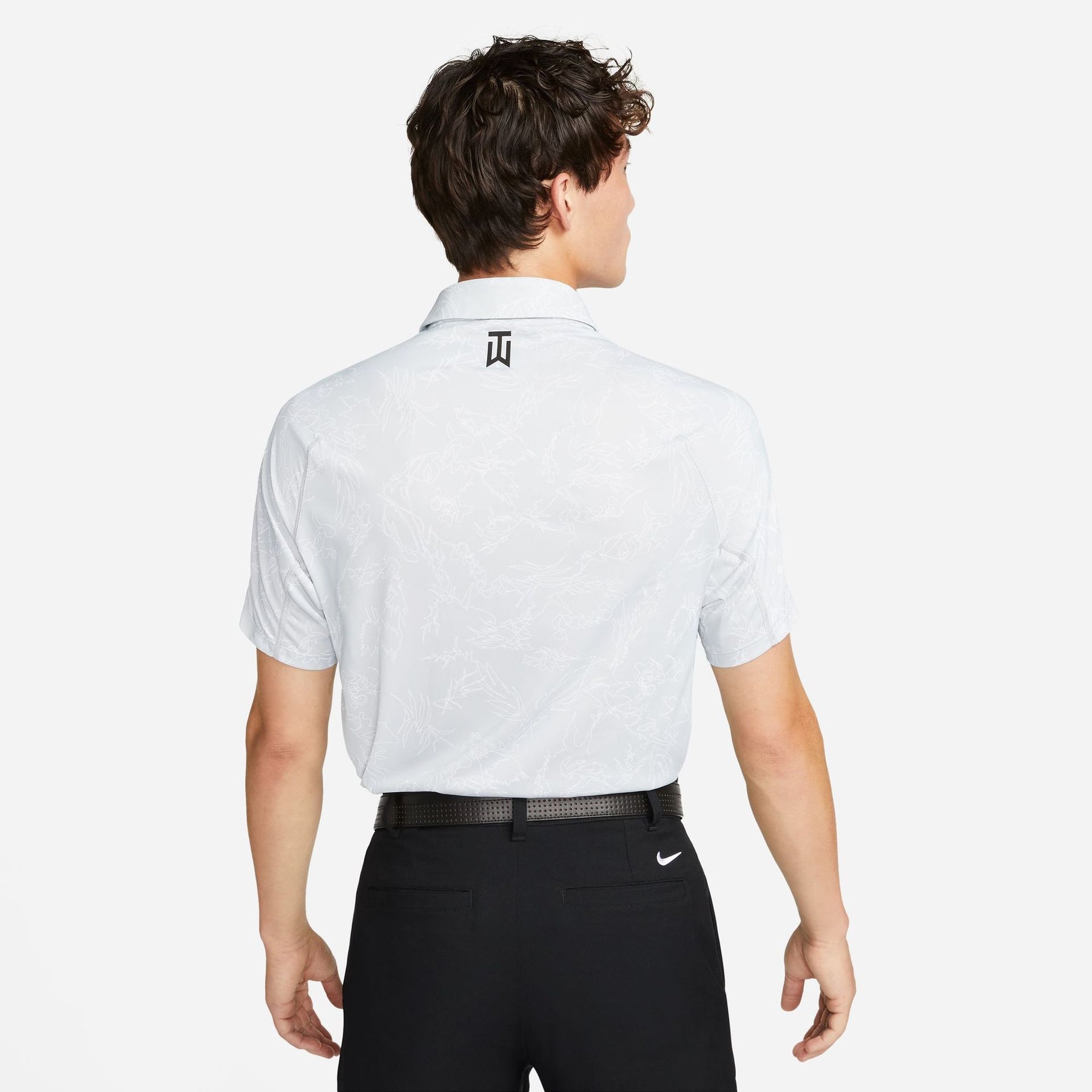 Áo Golf tay ngắn thể thao Nam Tiger Woods Men's Nike Dri-FIT