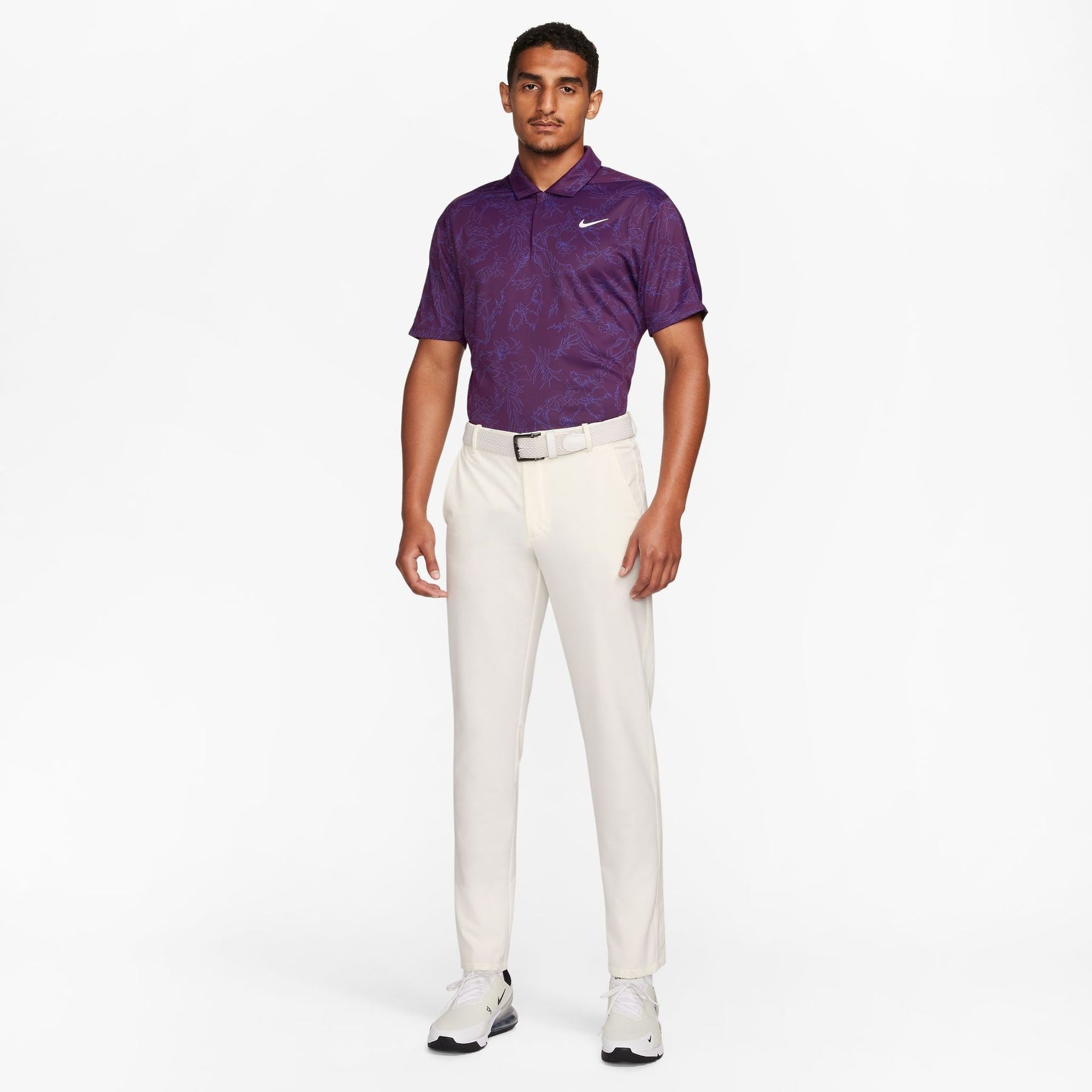 Áo Golf tay ngắn thể thao Nam Tiger Woods Men's Nike Dri-FIT