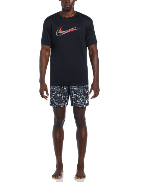 Áo Bơi Thể Thao Nam NIKE SWIM Nike Stacked Swoosh Short Sleeve Hydroguard