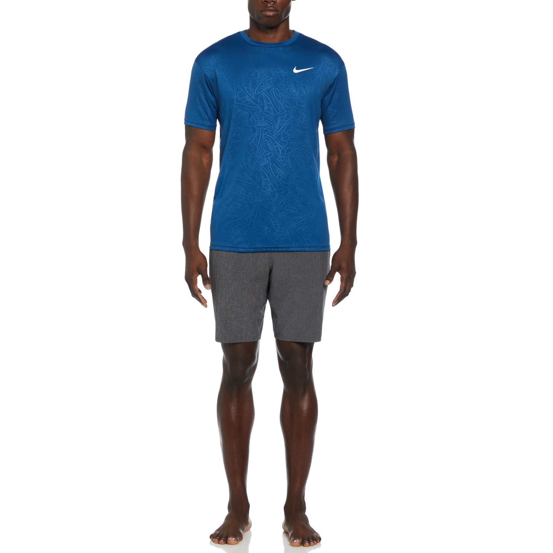 Áo Bơi Thể Thao Nam Nike Swim Short Sleeve Hydroguard