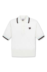 Áo Golf WAAC Nữ Tipping Collar Short Sleeves Sweater