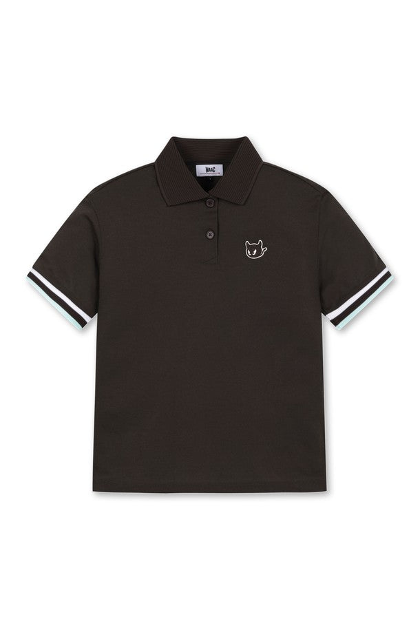 Áo Golf WAAC Nữ Waacky Color-blocked Rib SS Polo