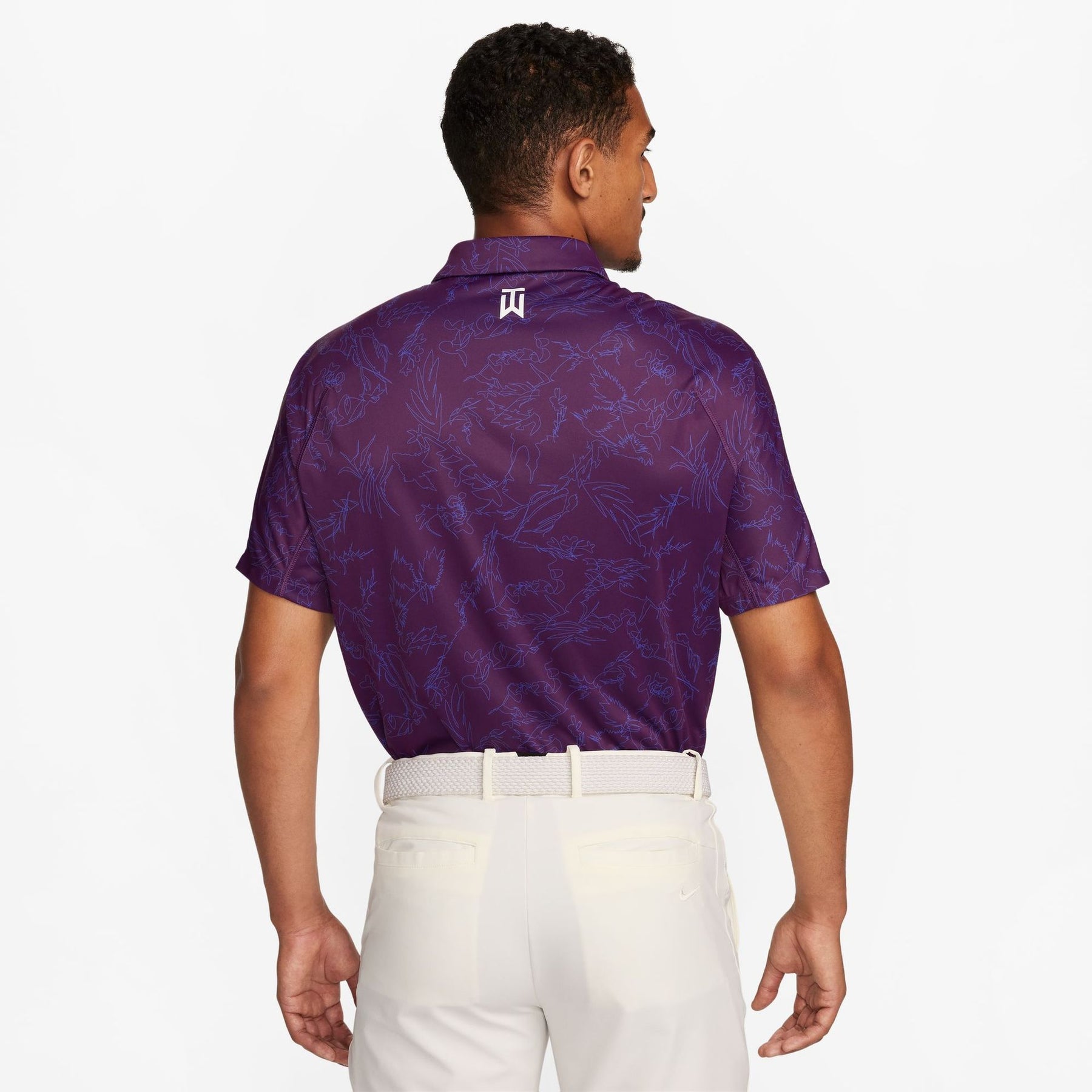 Áo Golf tay ngắn thể thao Nam Tiger Woods Men's Nike Dri-FIT
