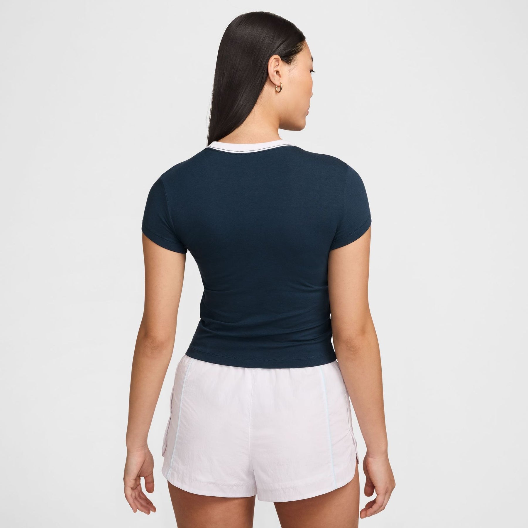 Áo Thể Thao Tay Ngắn Thời Trang Nữ Nike As W Nsw Nk Chll Knt Md Crp Wr