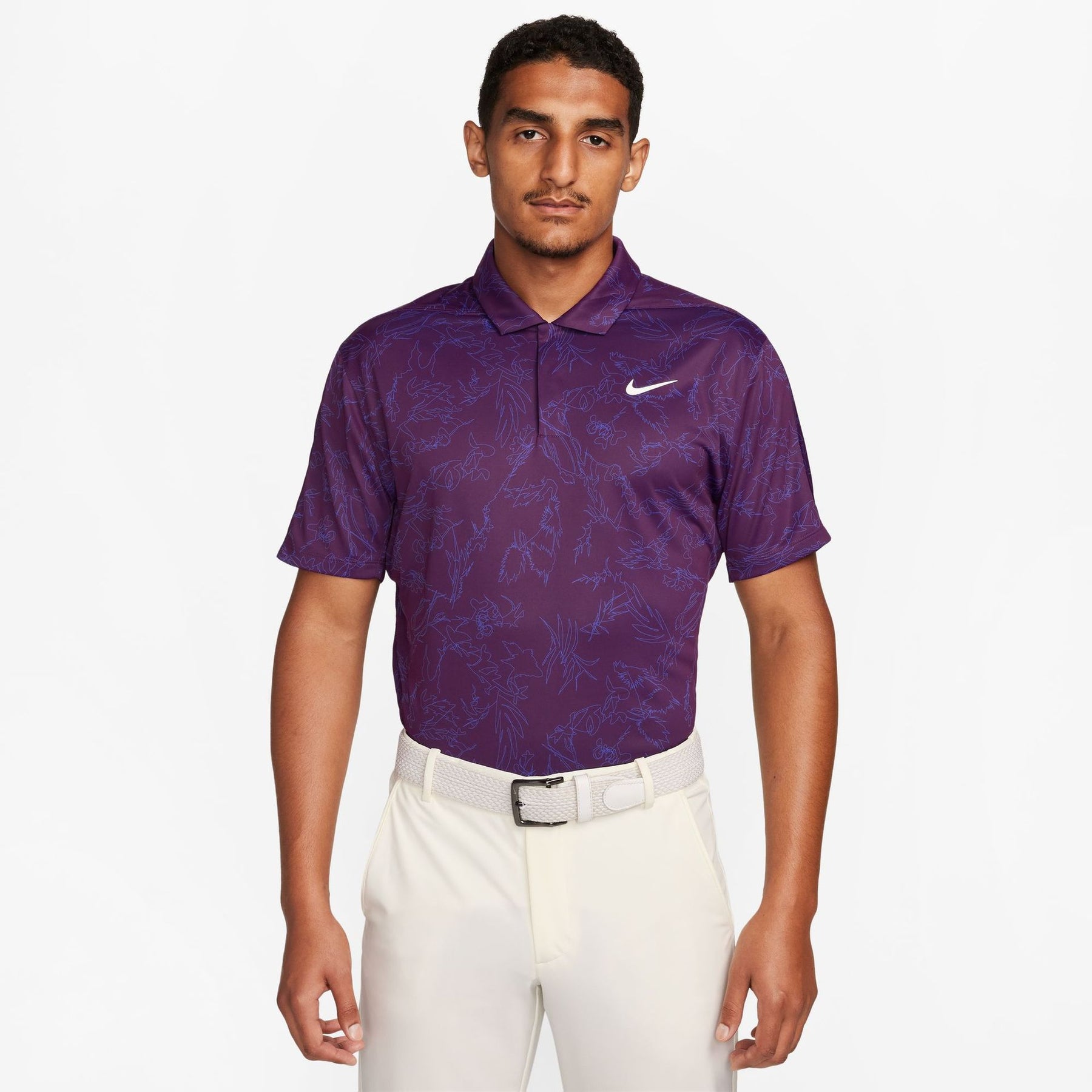 Áo Golf tay ngắn thể thao Nam Tiger Woods Men's Nike Dri-FIT