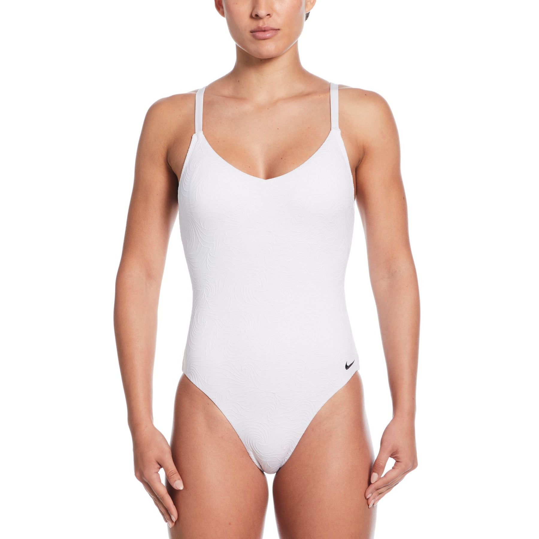 Đồ Bơi Thể Thao Một Mảnh Nữ Nike Swim V-Neck One Piece