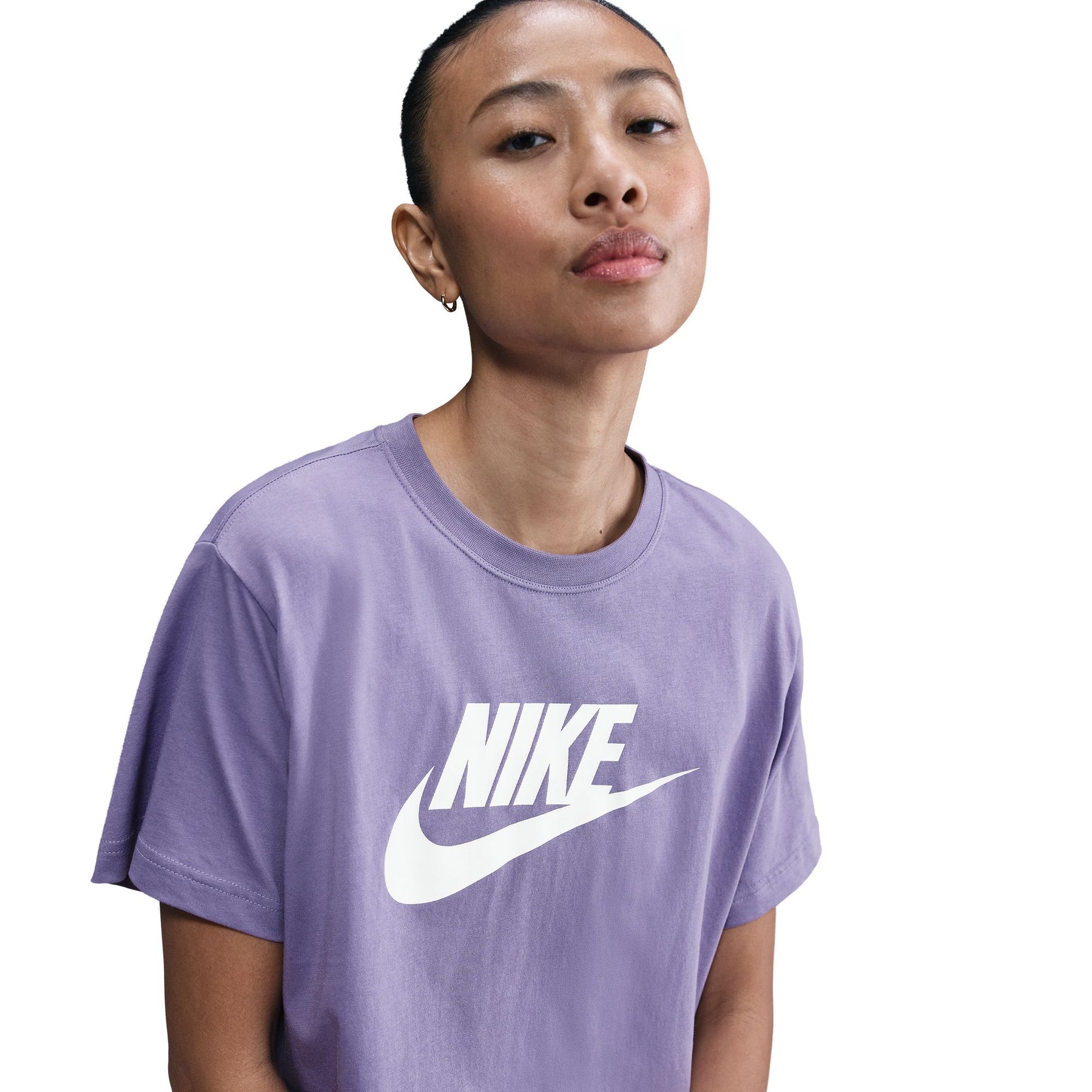 Áo Tay Ngắn Thời Trang Nữ NIKE As W NSW Tee Essntl CRP Icn Ft