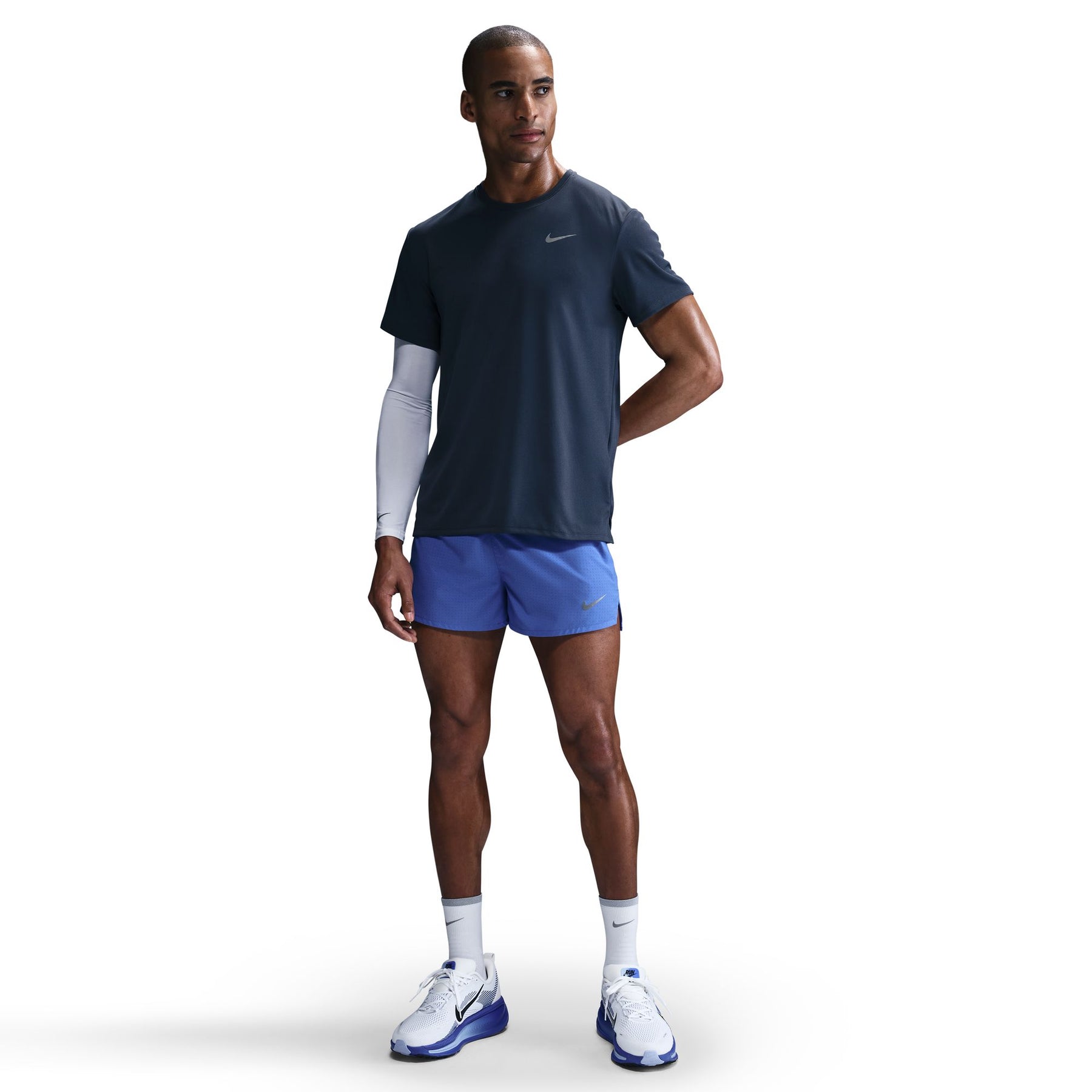 Áo Tay Ngắn Thể Thao Chạy Bộ Nam Nike As M Nk Df Uv Miler Ss
