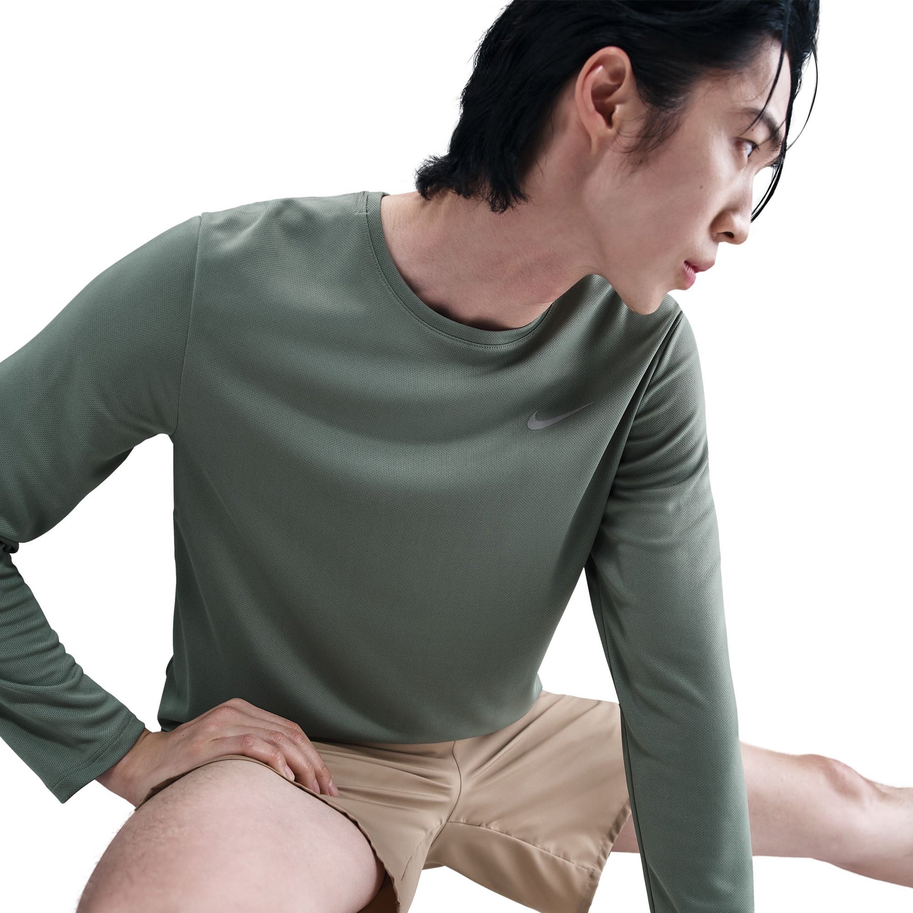 Áo Tay Dài Thể Thao Chạy Bộ Nam Nike As M Nk Df Uv Miler Top Ls