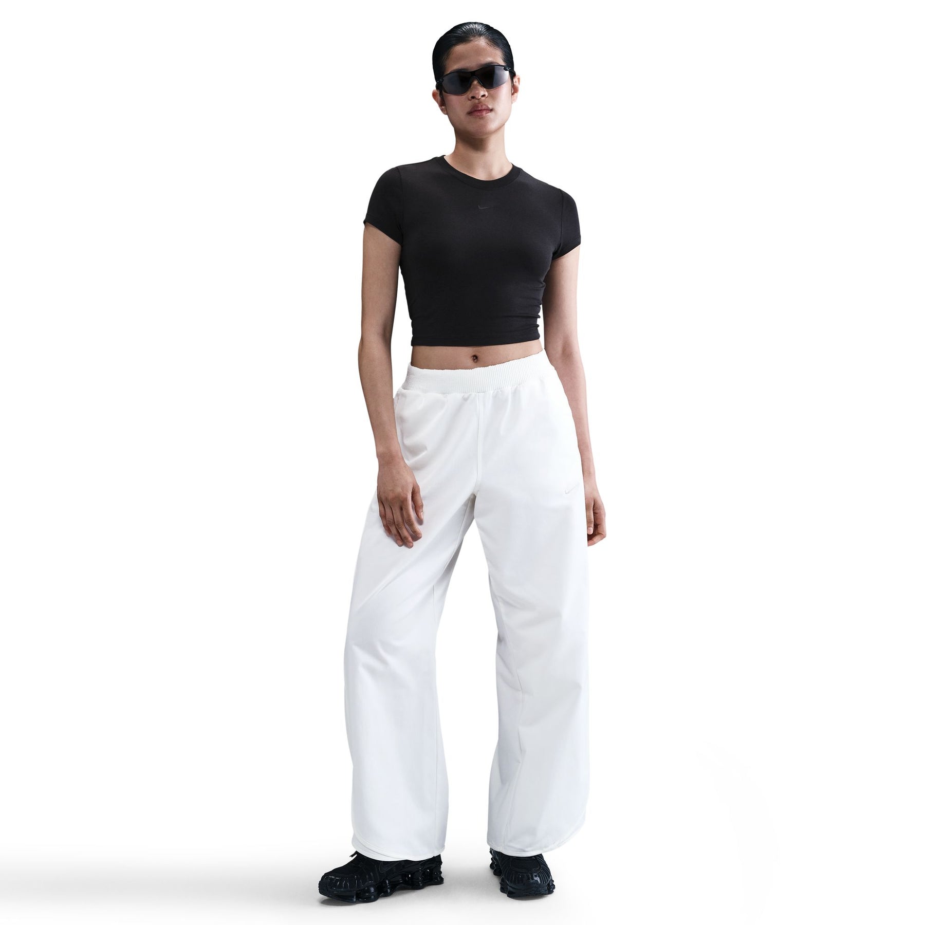 Áo Tay Ngắn Thể Thao Thời Trang Nữ Nike As W Nsw Nk Chll Knt Crp