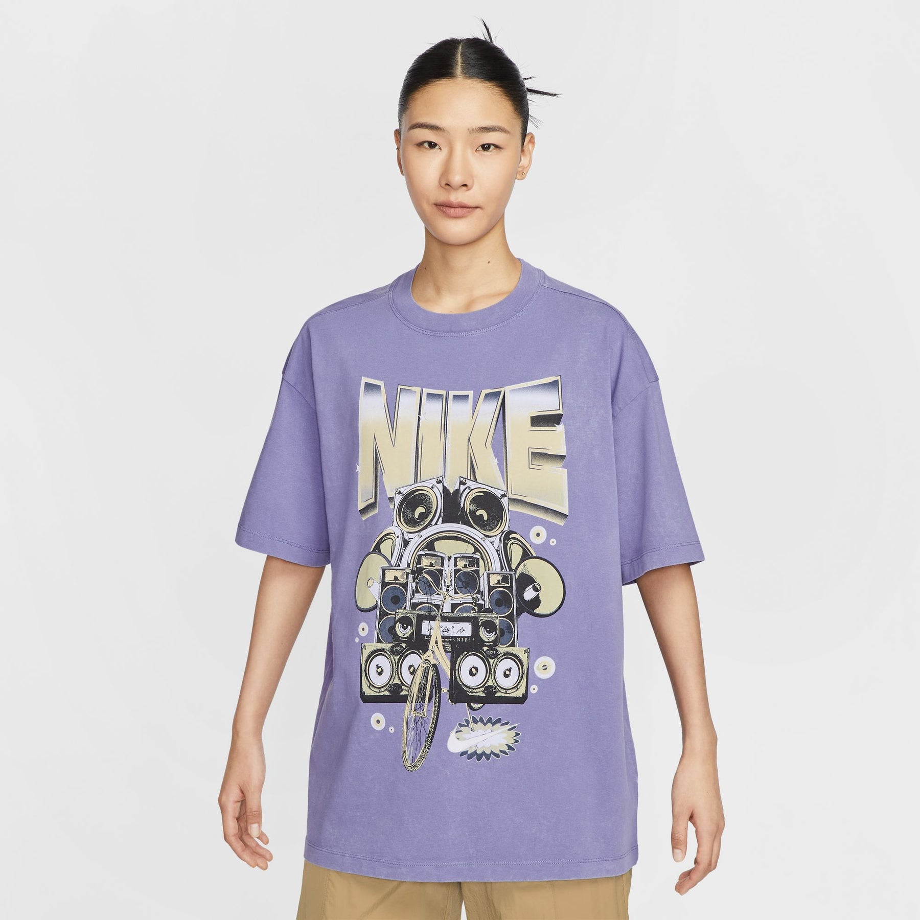 Áo Tay Ngắn Thể Thao Thời Trang Nữ Nike As W Nsw Os Ss Tee Fvl