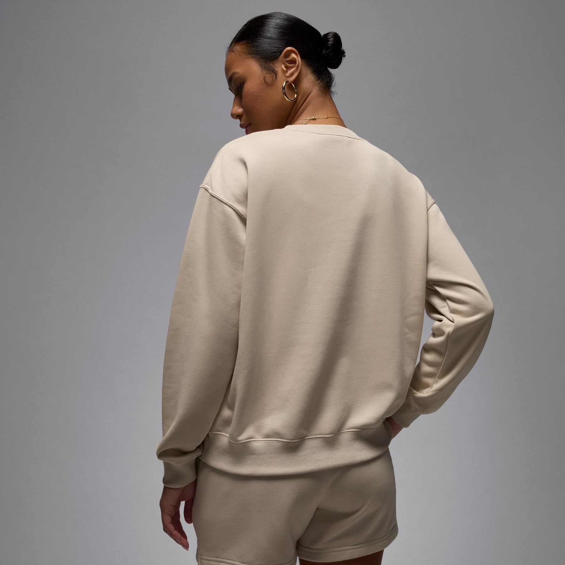 Áo Tay Dài Thể Thao Thời Trang Nữ Nike W J Brk Flc Ft Crew 24