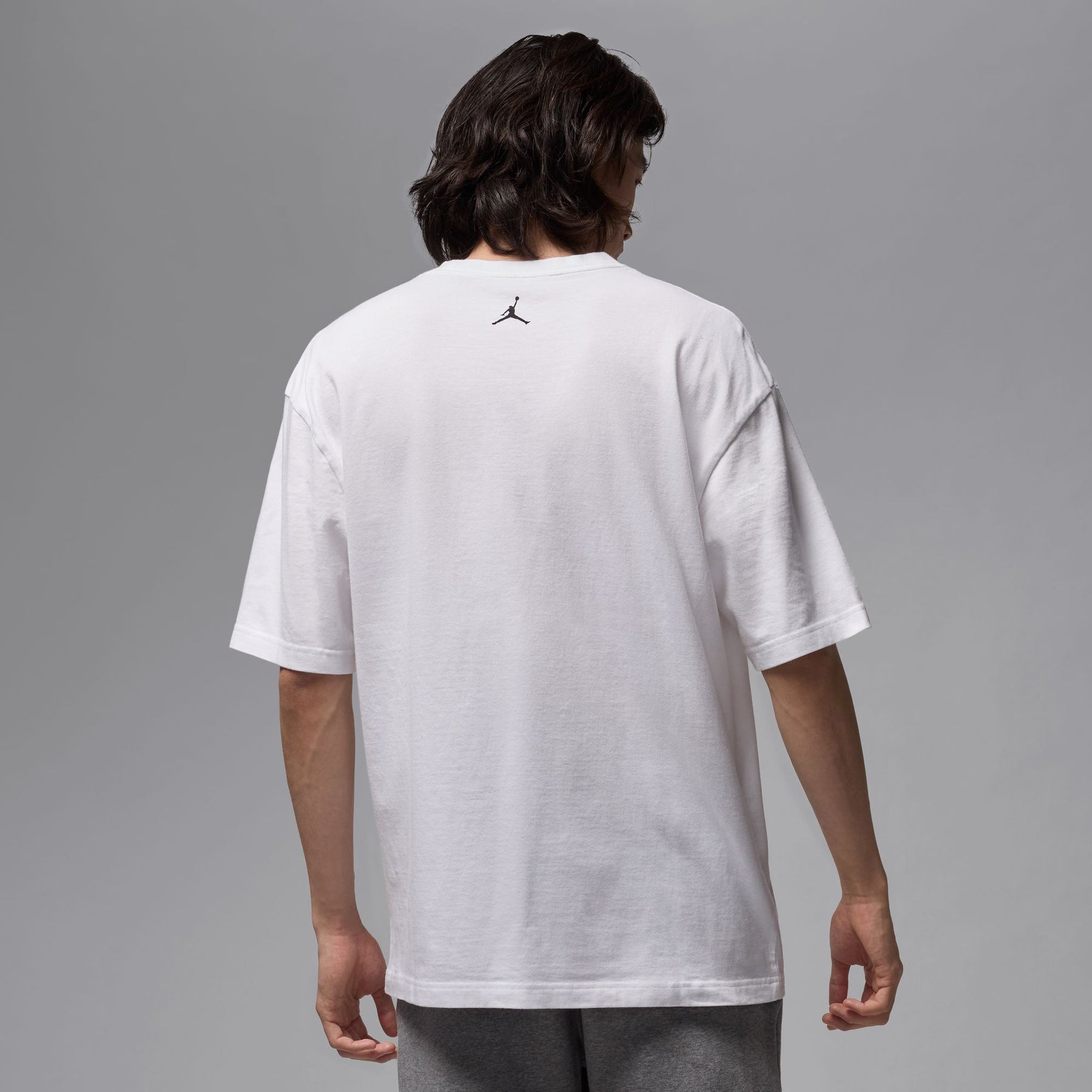 Áo tay ngắn Thể Thao Bóng Rổ Nam NIKE M J BRAND JAM 85 SS CREW