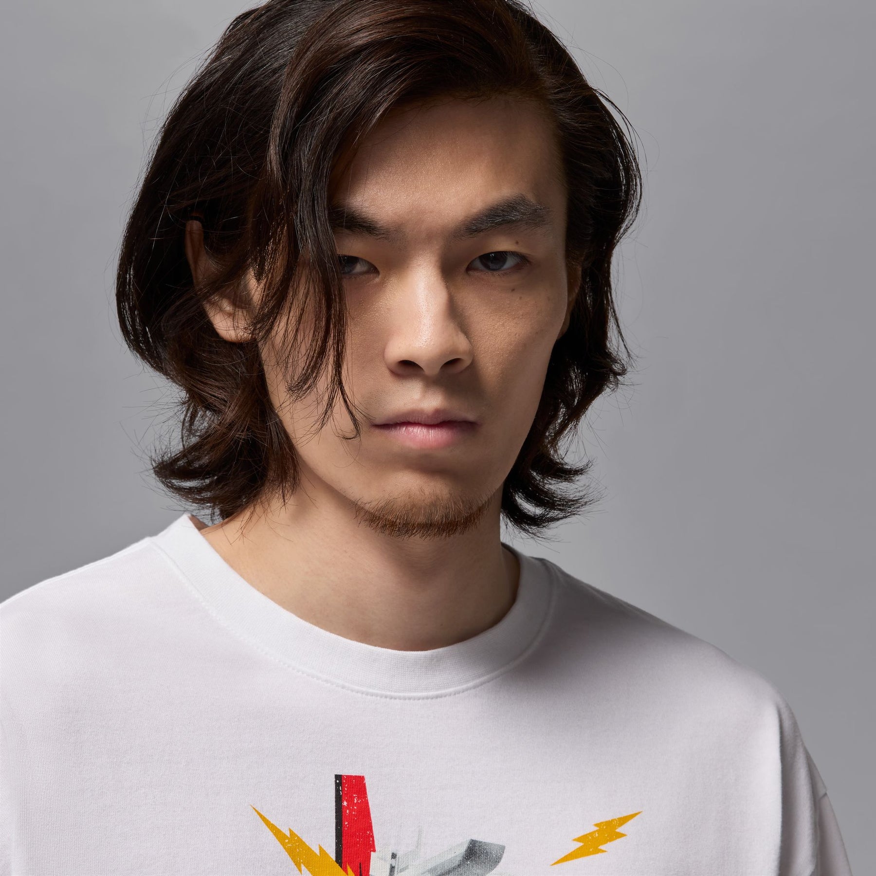 Áo tay ngắn Thể Thao Bóng Rổ Nam NIKE M J BRAND JAM 85 SS CREW