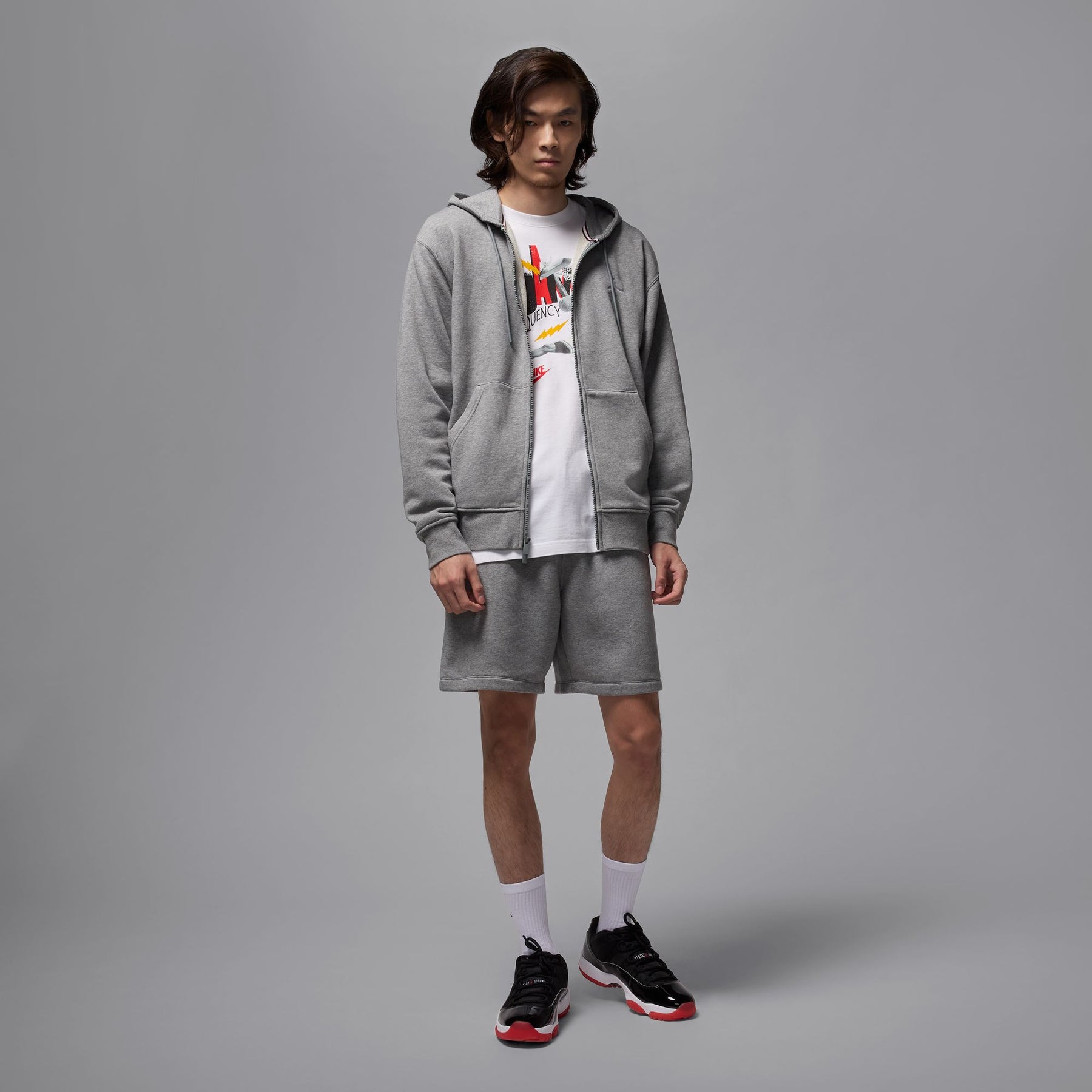 Áo tay ngắn Thể Thao Bóng Rổ Nam NIKE M J BRAND JAM 85 SS CREW