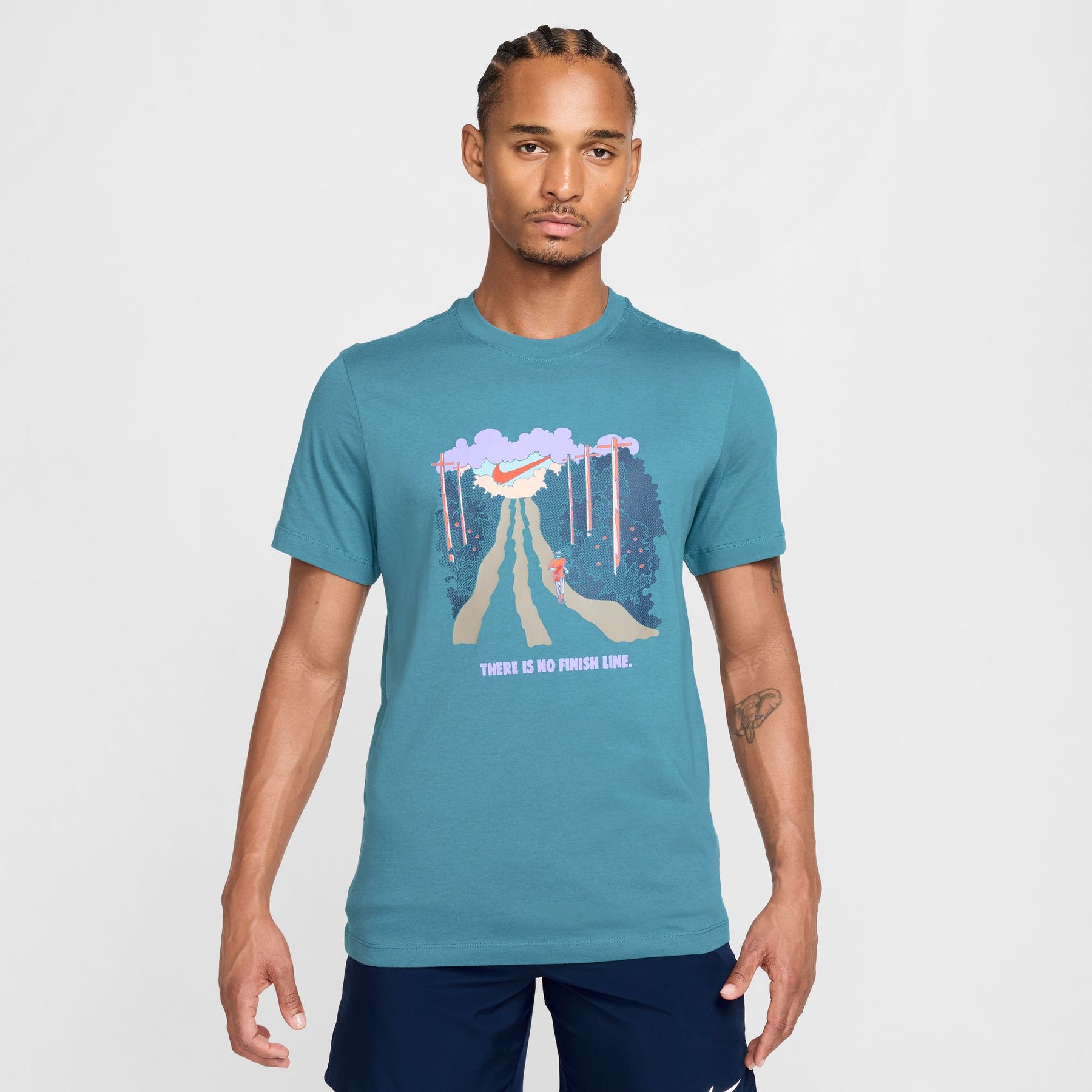 Áo Tay Ngắn Thể Thao Chạy Bộ Nam Nike As M Nk Tee Run Iykyk