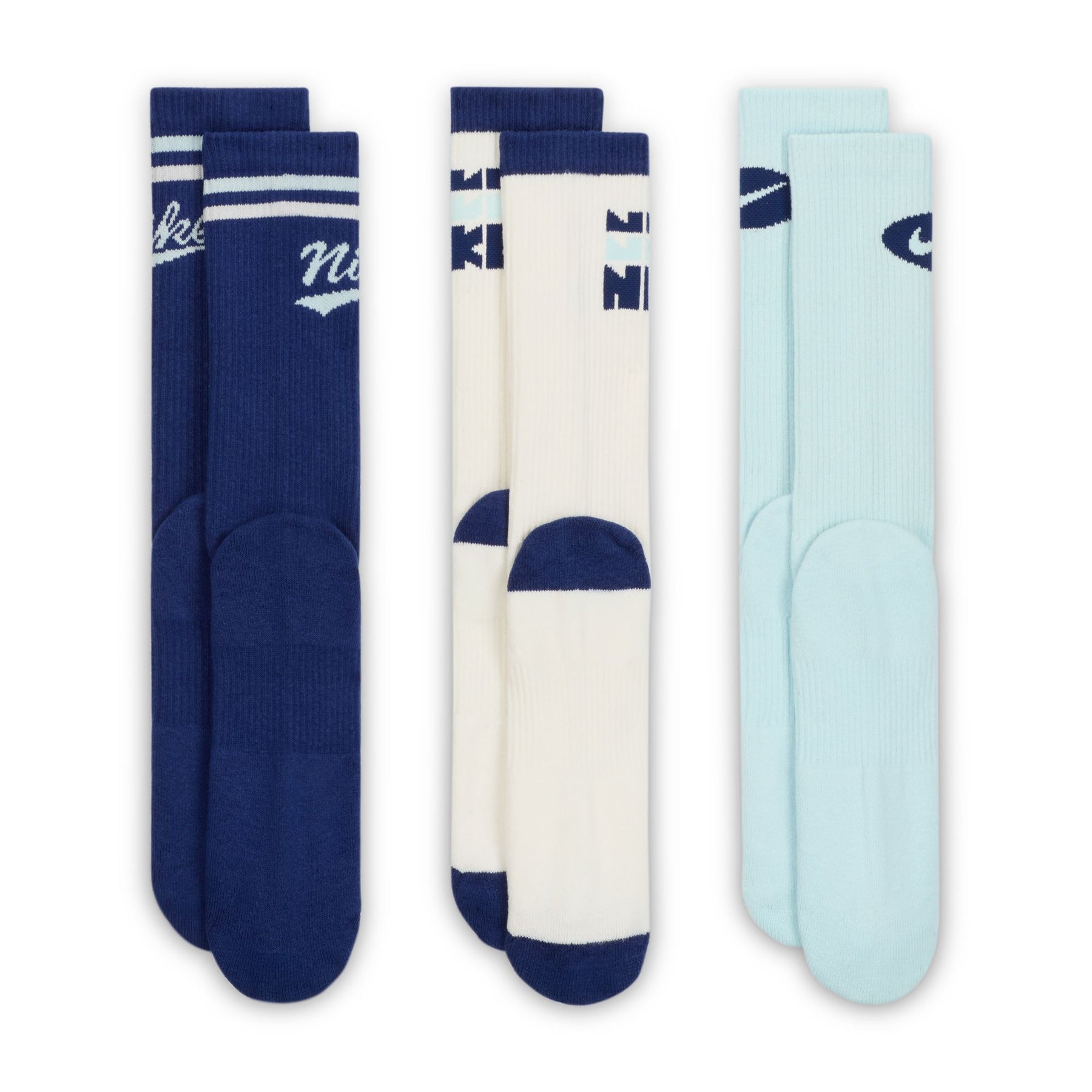 Vớ Thể Thao Tập Luyện Unisex Nike U Nk Ed Pls Crw 3Pr Lfestl 144