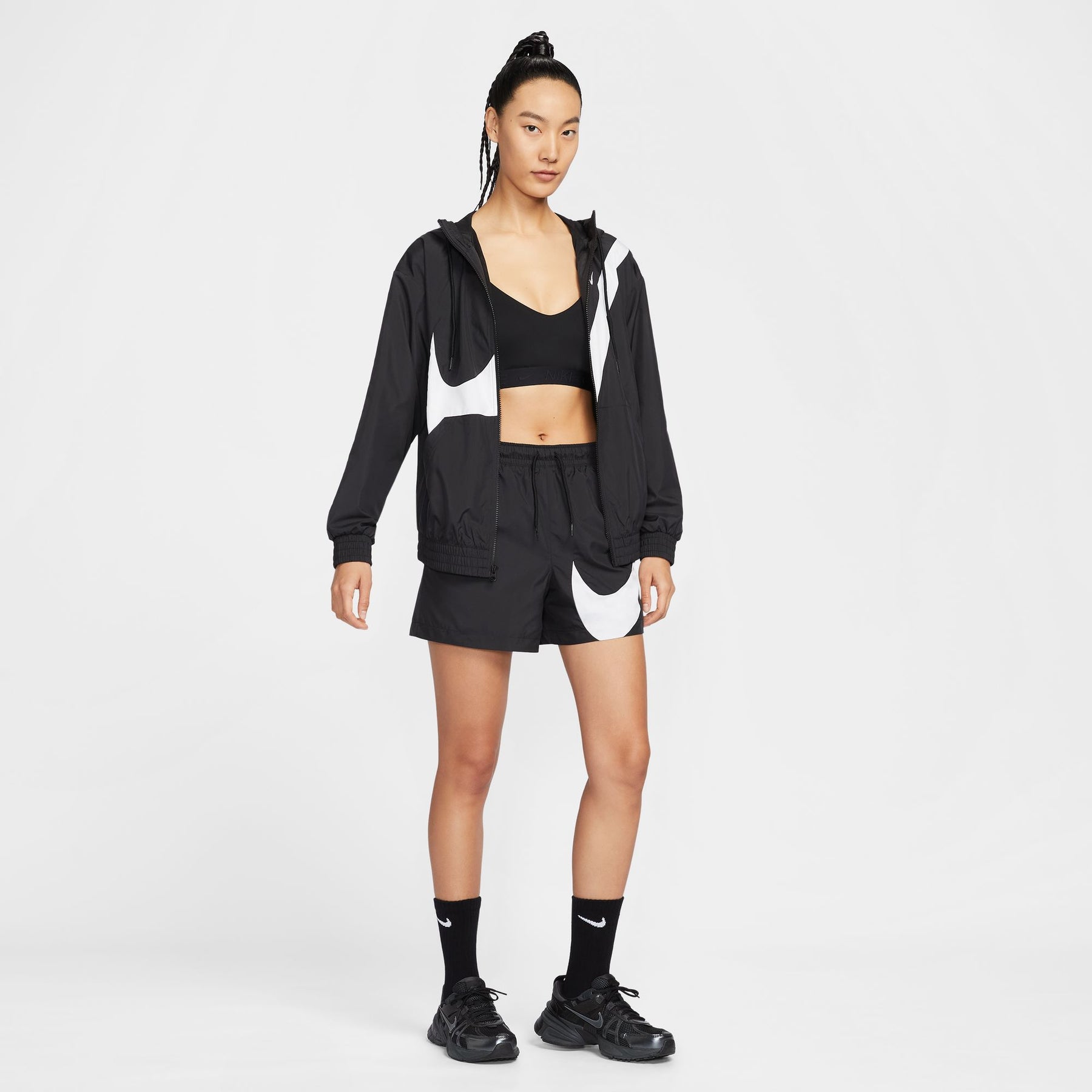 Áo khoác Thể Thao Thời Trang Nữ NIKE AS W NSW CLSSC WVN UV FZ LOGO