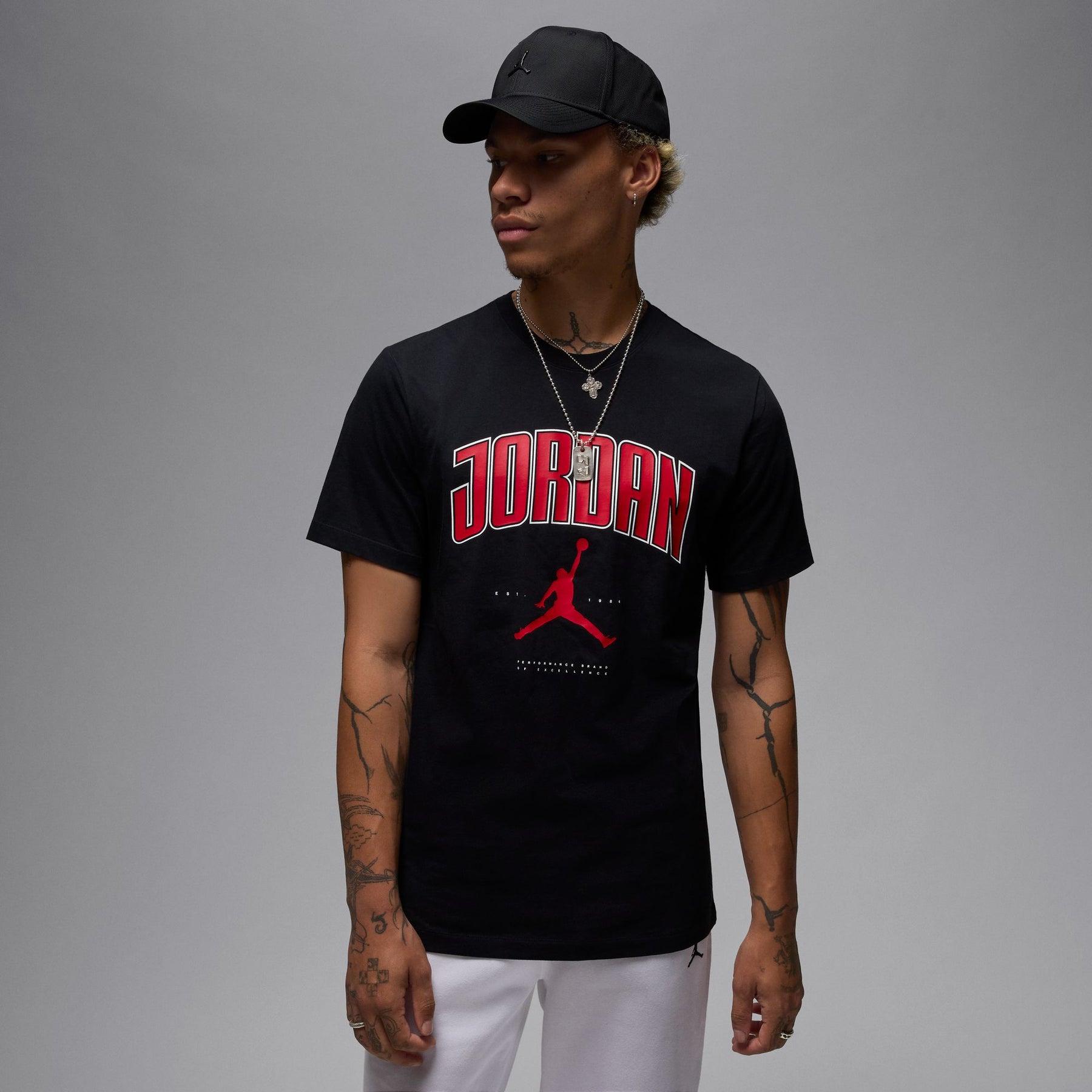 Áo Tay Ngắn Thể Thao Thời Trang Nam Nike M J City 88 Ss Crew