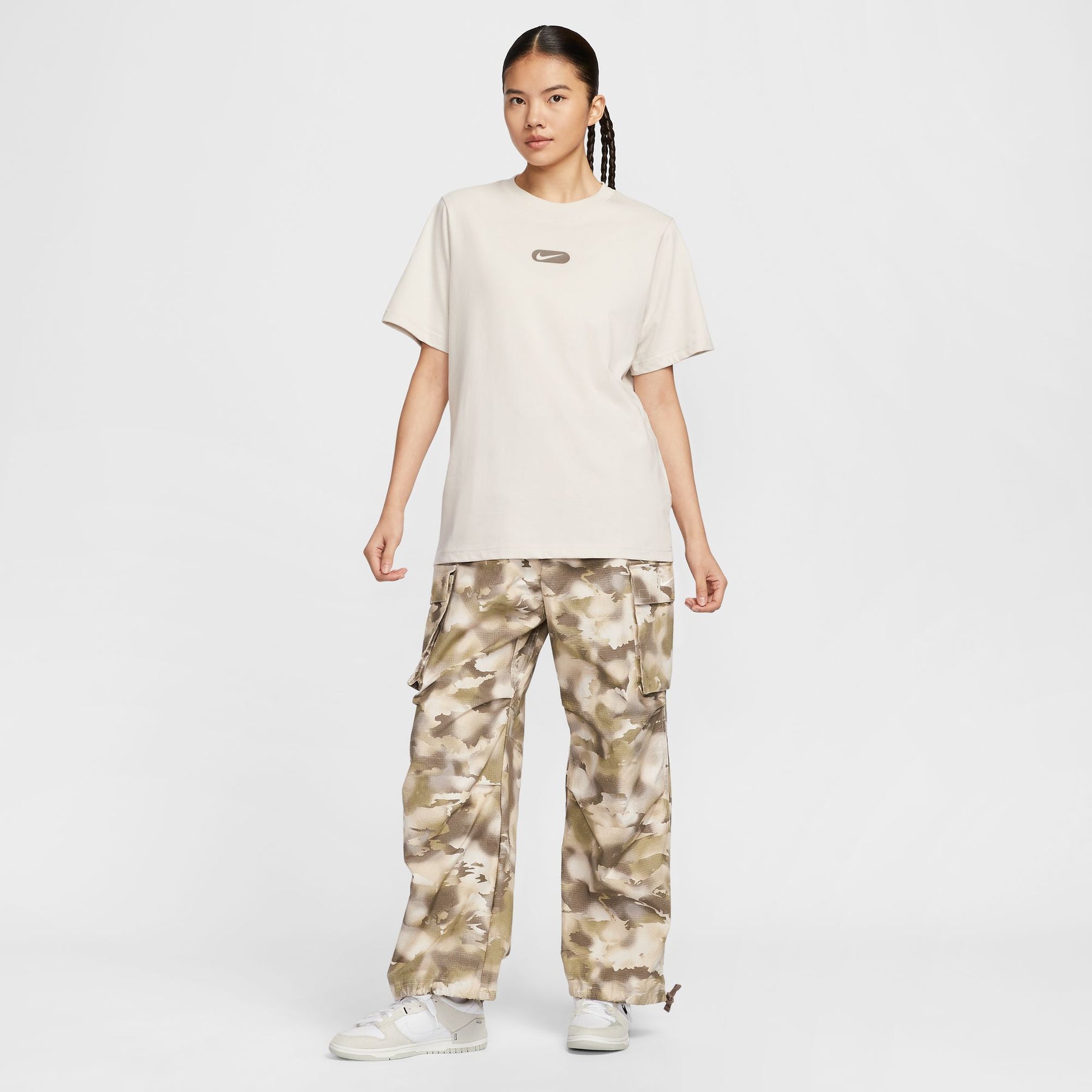 Áo Tay Ngắn Thể Thao Thời Trang Nữ Nike As W Nsw Club Ss Tee Oc Swoosh