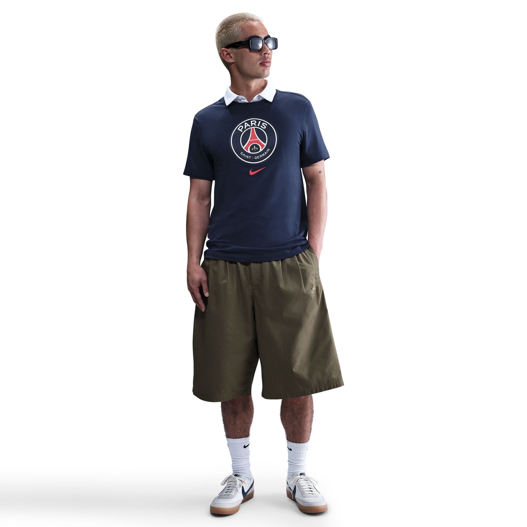 Áo Tay Ngắn Thể Thao Nam Nike Psg M Nk Crest Tee