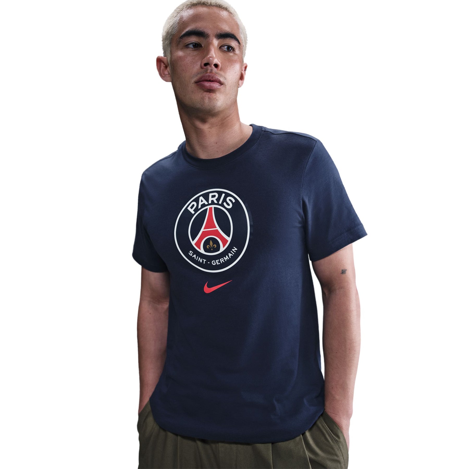 Áo Tay Ngắn Thể Thao Nam Nike Psg M Nk Crest Tee