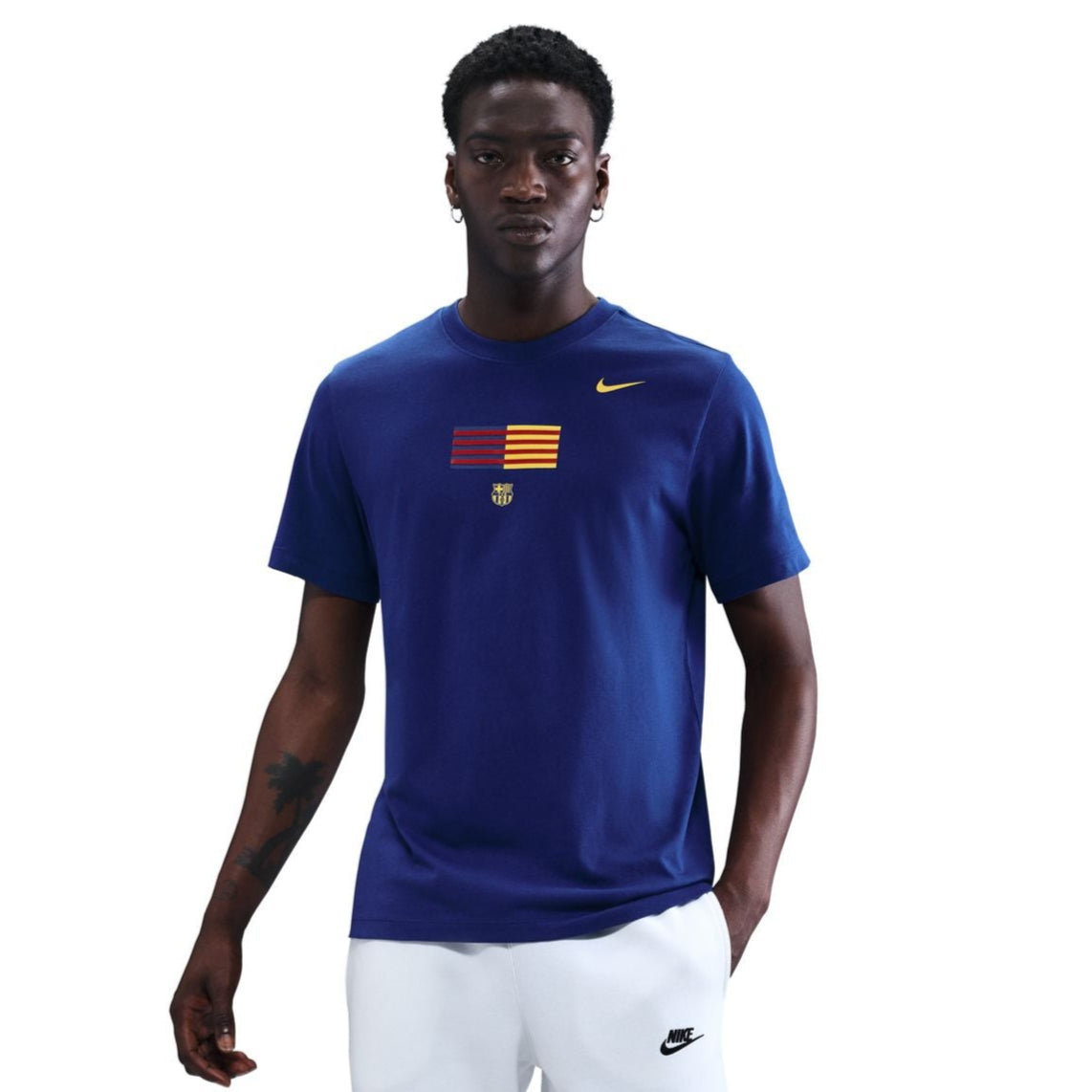 Áo Tay Ngắn Thể Thao Bóng Đá Nam Nike Fcb M Nk Flag Tee
