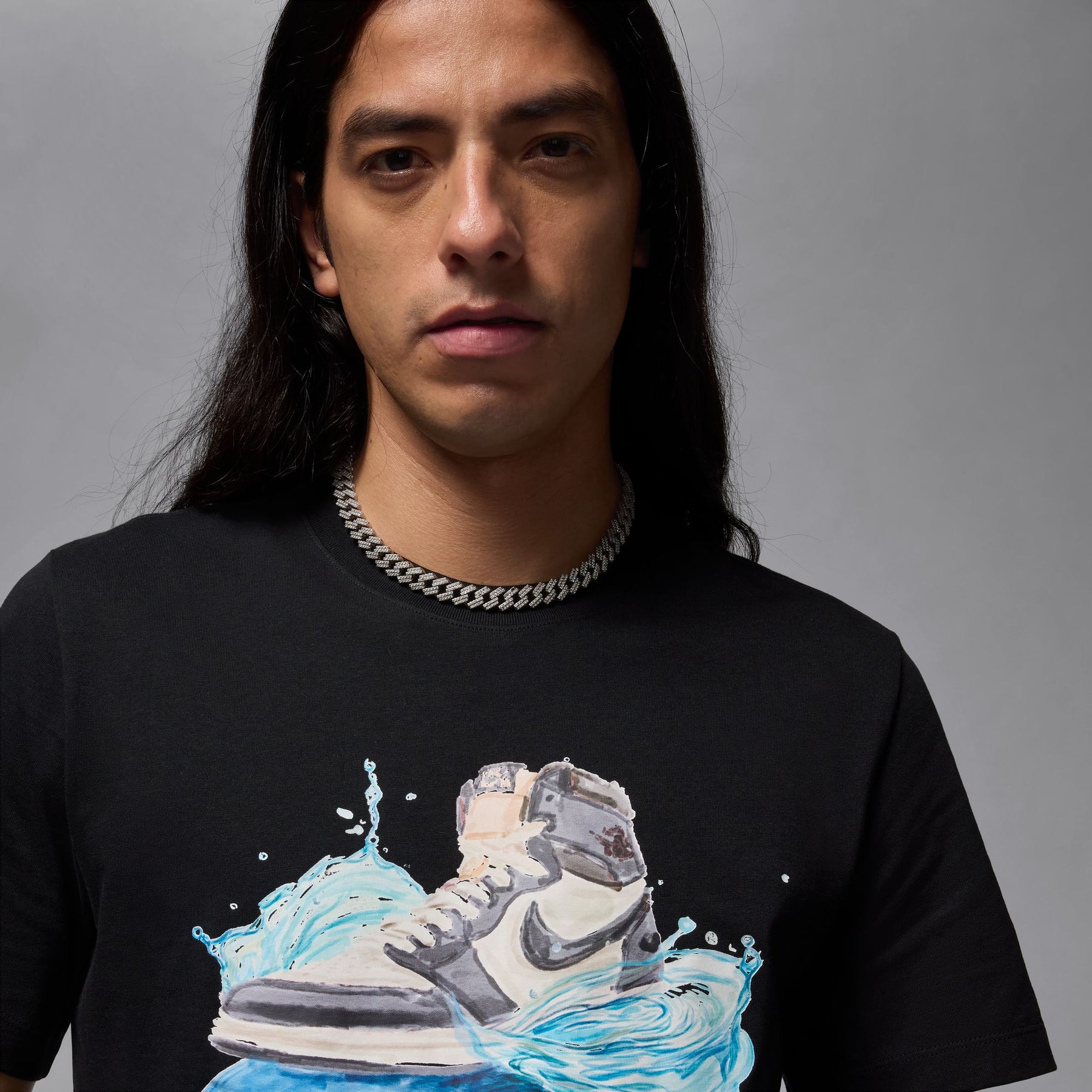 Áo Tay Ngắn Thể Thao Thời Trang Nam Nike M J Flt Ess Aj1 Ss Crew