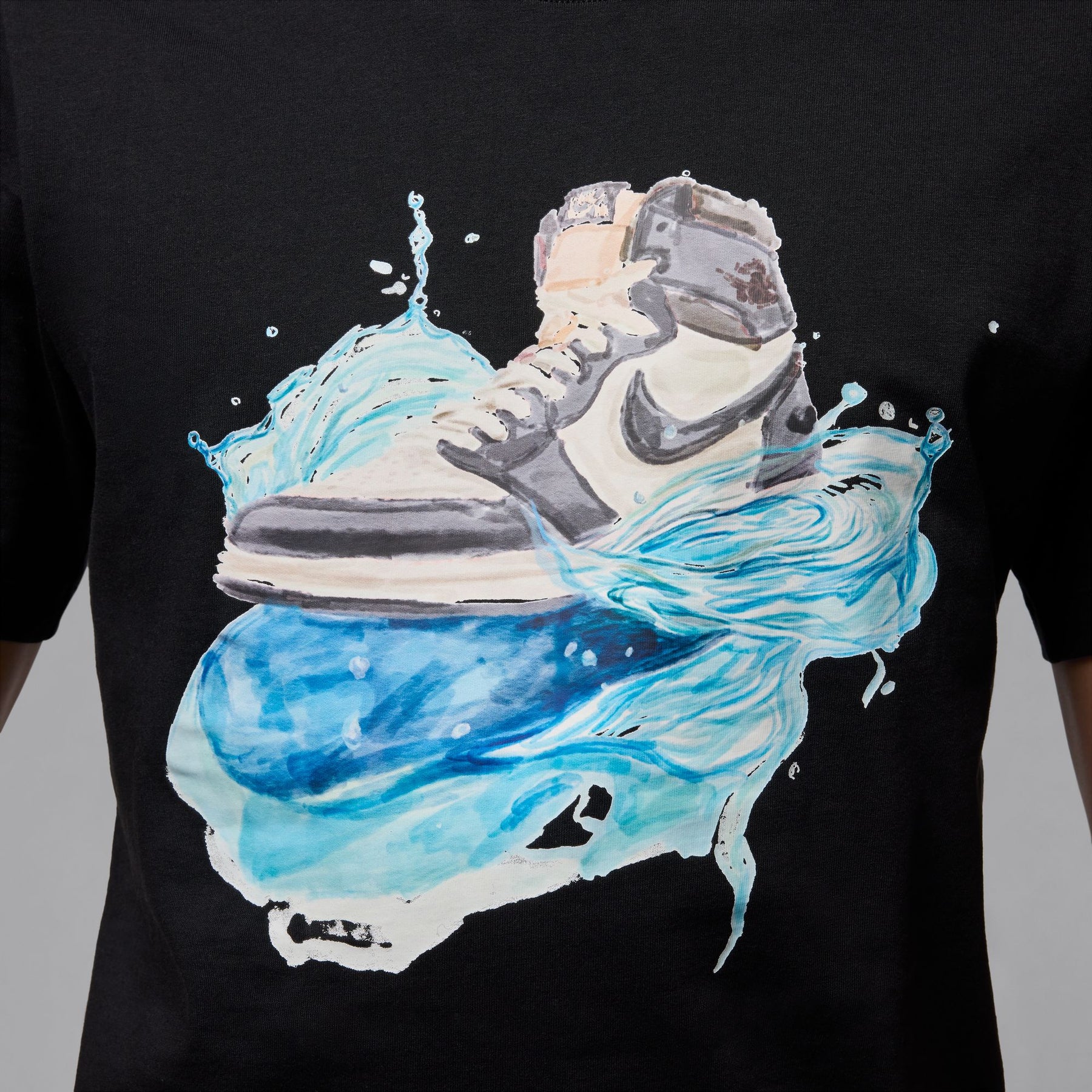 Áo Tay Ngắn Thể Thao Thời Trang Nam Nike M J Flt Ess Aj1 Ss Crew