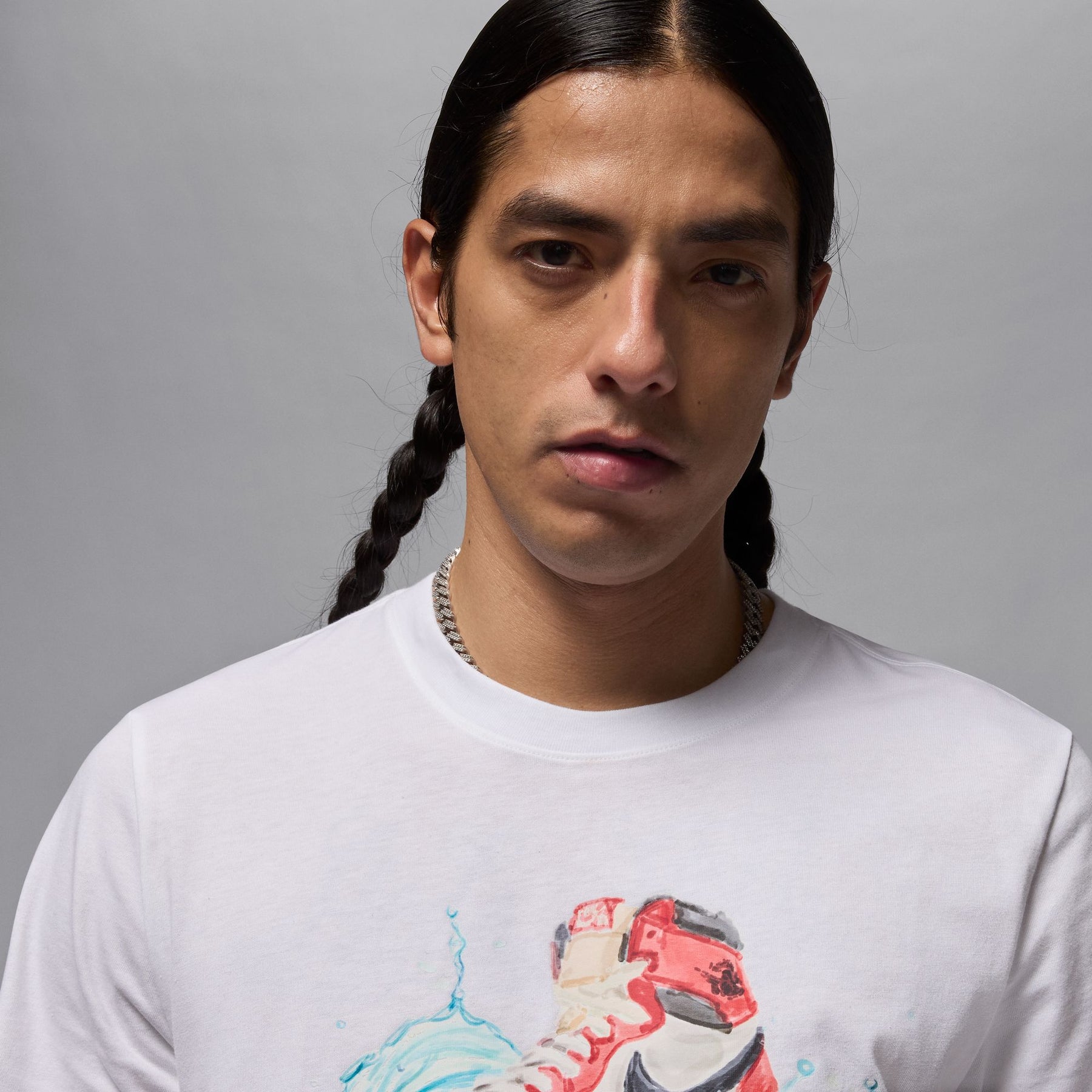 Áo Tay Ngắn Thể Thao Thời Trang Nam Nike M J Flt Ess Aj1 Ss Crew