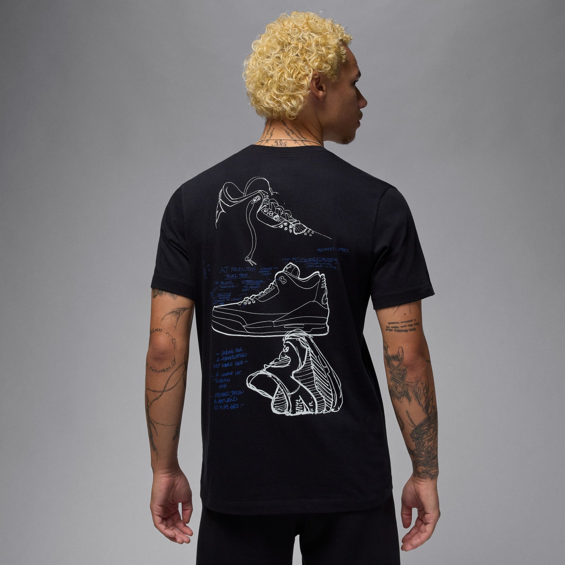 Áo Tay Ngắn Thể Thao Thời Trang Nam Nike M J Brand Rare Aj3 Ss Crew