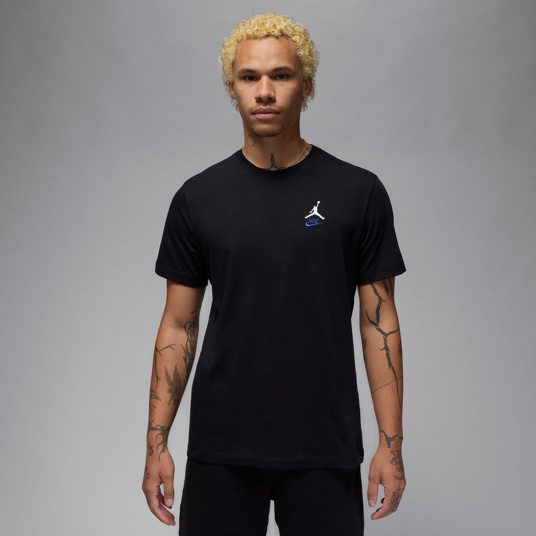 Áo Tay Ngắn Thể Thao Thời Trang Nam Nike M J Brand Rare Aj3 Ss Crew