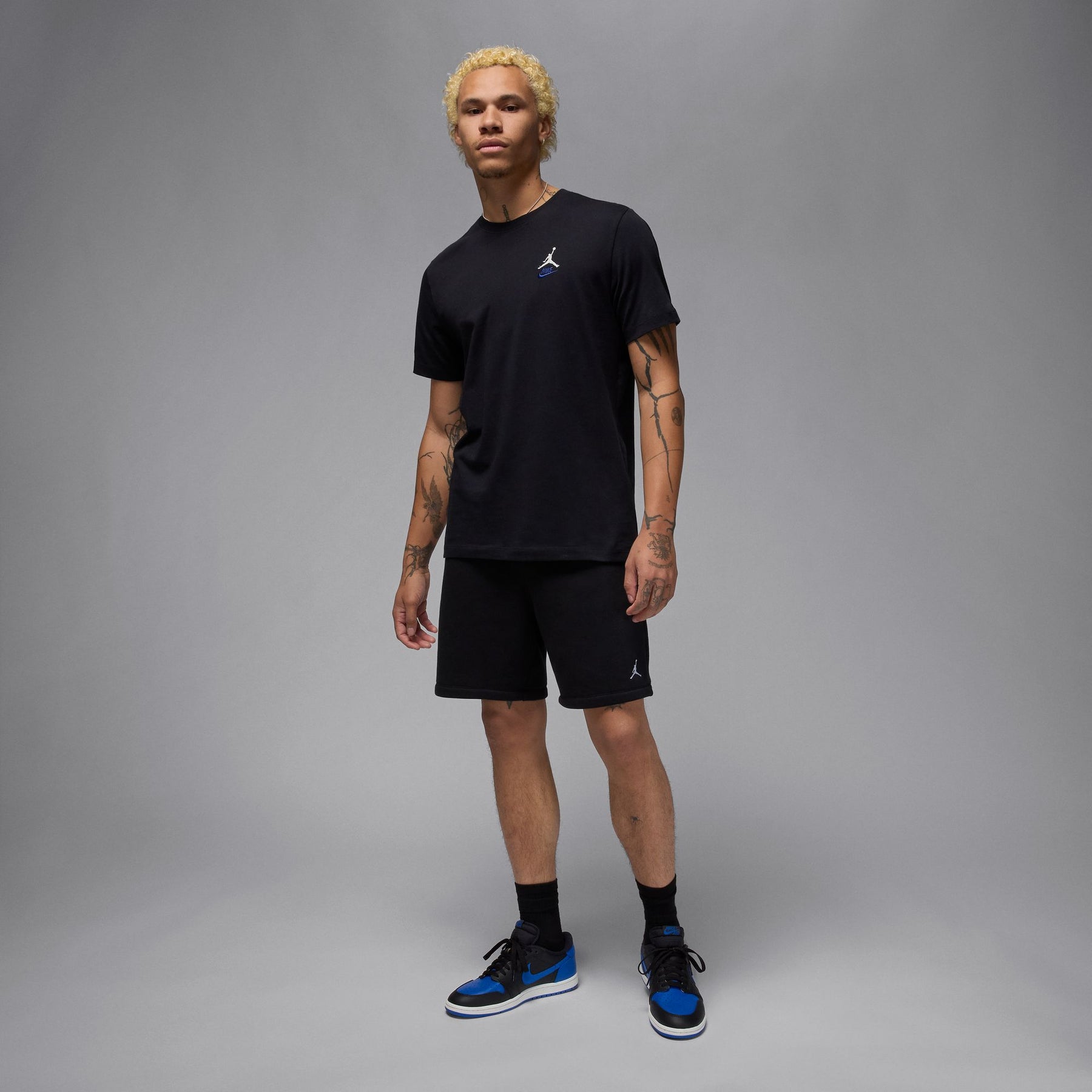Áo Tay Ngắn Thể Thao Thời Trang Nam Nike M J Brand Rare Aj3 Ss Crew