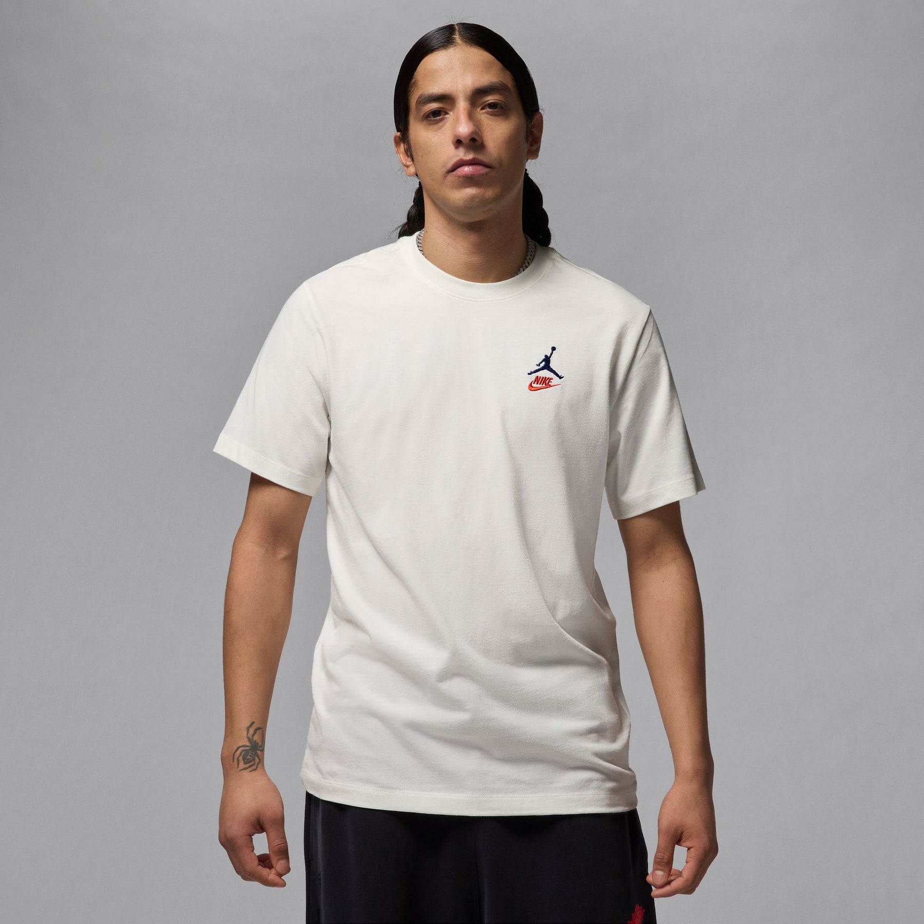 Áo Tay Ngắn Thể Thao Thời Trang Nam Nike M J Brand Rare Aj3 Ss Crew