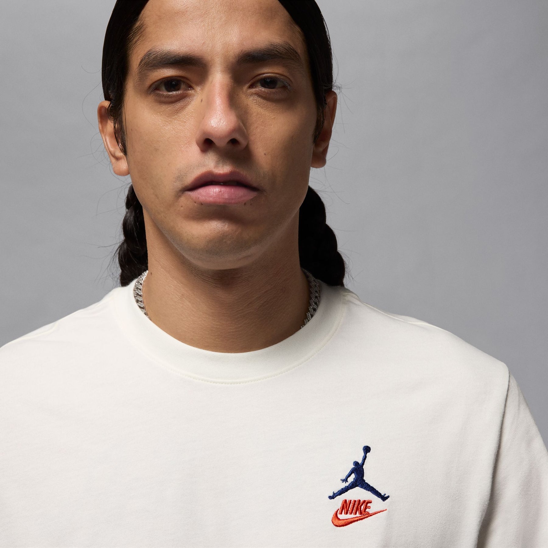Áo Tay Ngắn Thể Thao Thời Trang Nam Nike M J Brand Rare Aj3 Ss Crew