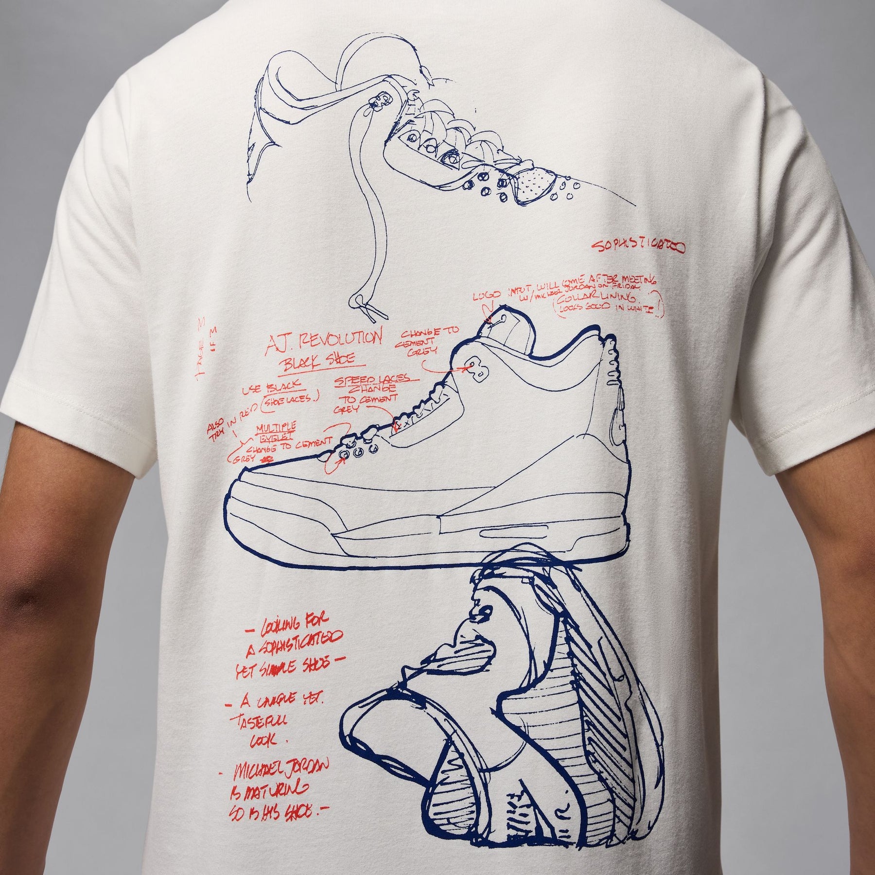 Áo Tay Ngắn Thể Thao Thời Trang Nam Nike M J Brand Rare Aj3 Ss Crew