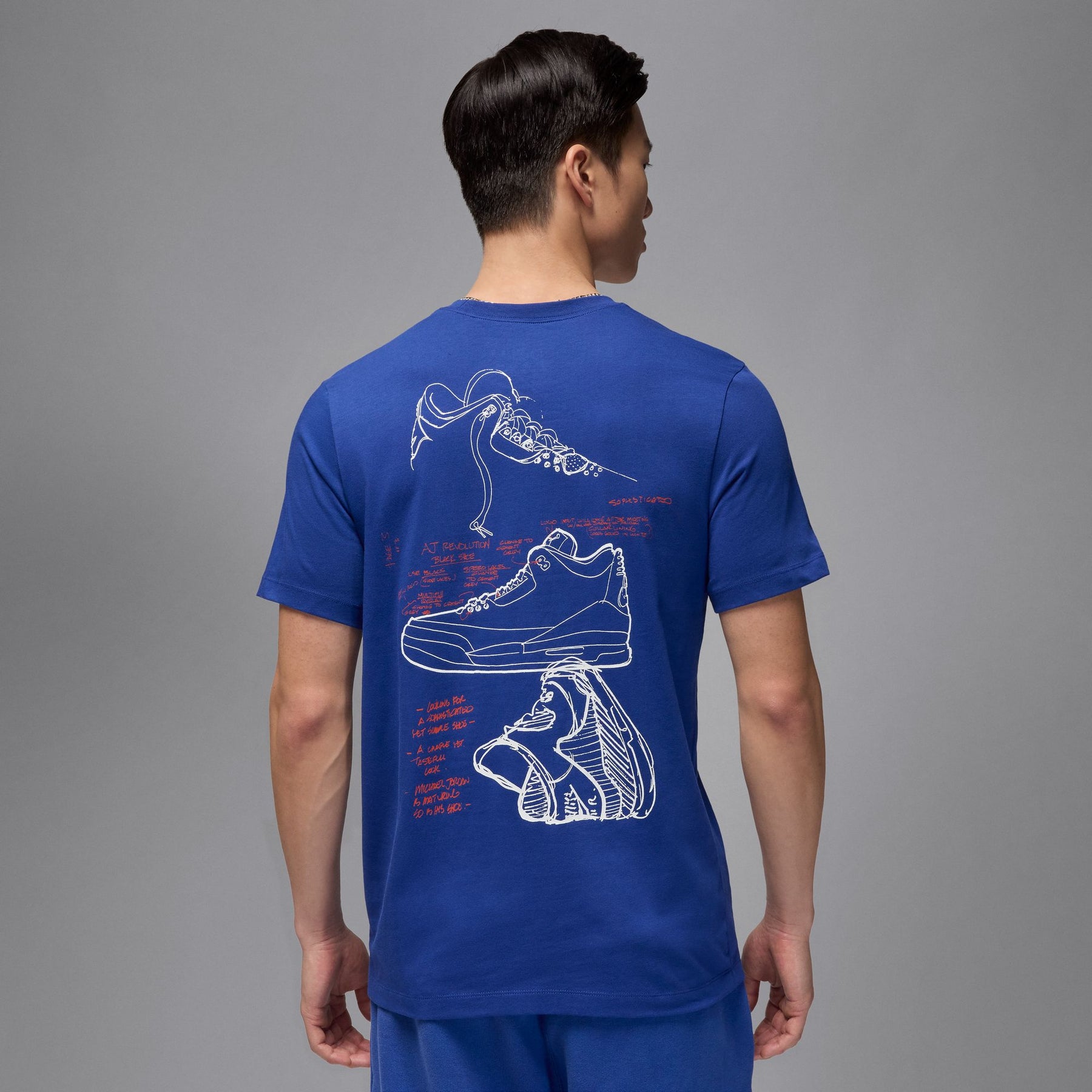 Áo Tay Ngắn Thể Thao Thời Trang Nam Nike M J Brand Rare Aj3 Ss Crew