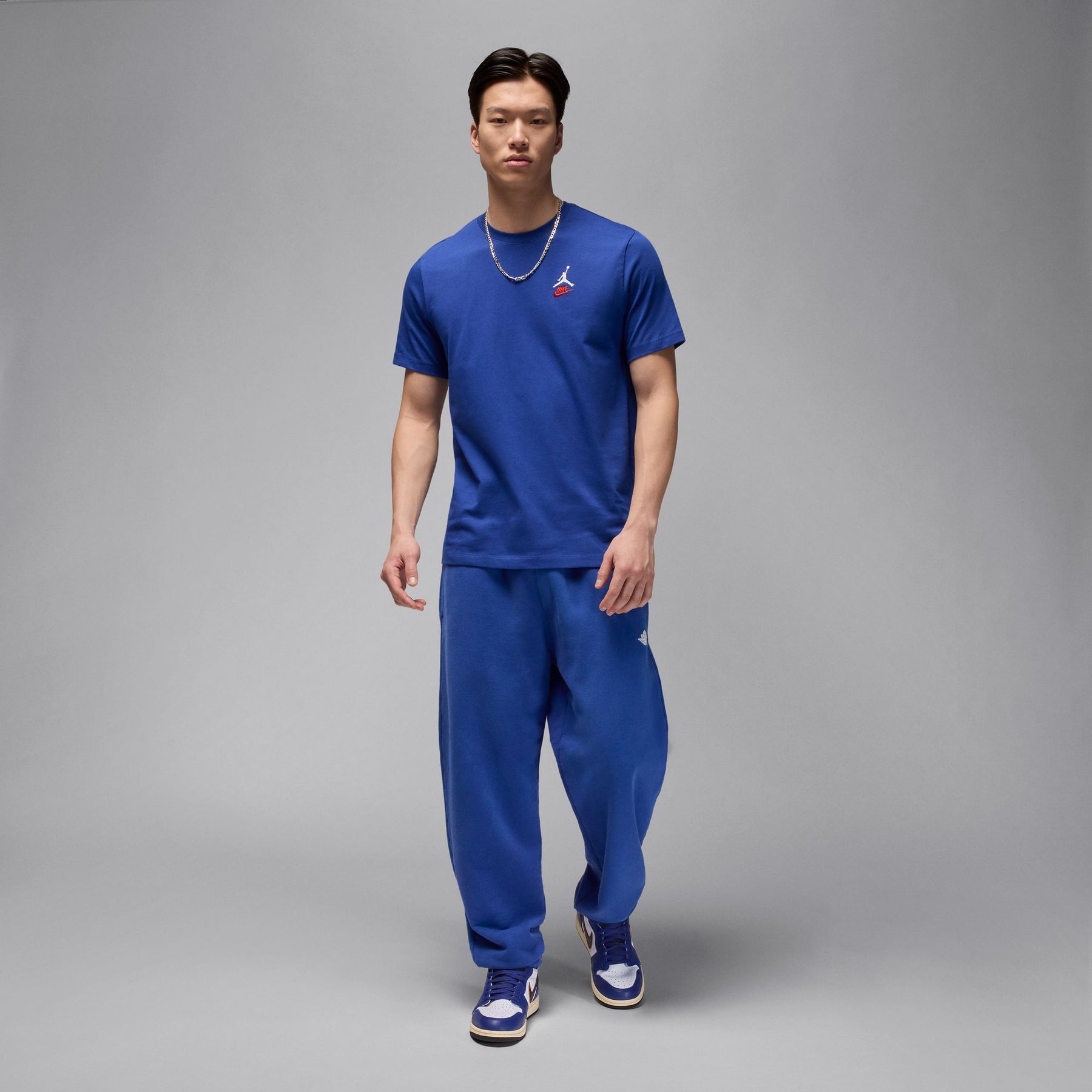 Áo Tay Ngắn Thể Thao Thời Trang Nam Nike M J Brand Rare Aj3 Ss Crew