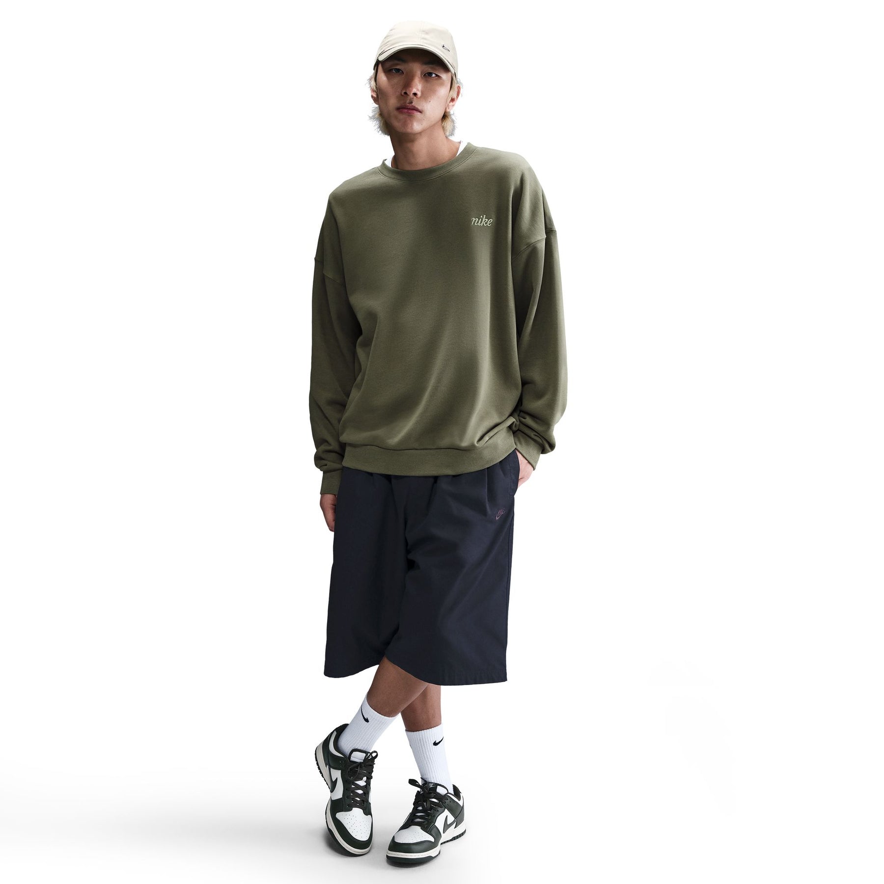 Áo Tay Dài Thể Thao Thời Trang Nam Nike As M Nk Club Os Crew Lbr