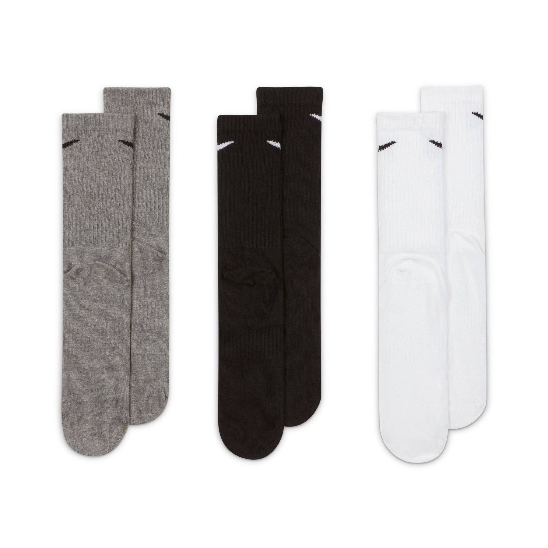 Vớ Thể Thao Unisex Nike U Nk Everyday Ltwt Crew 3Pr